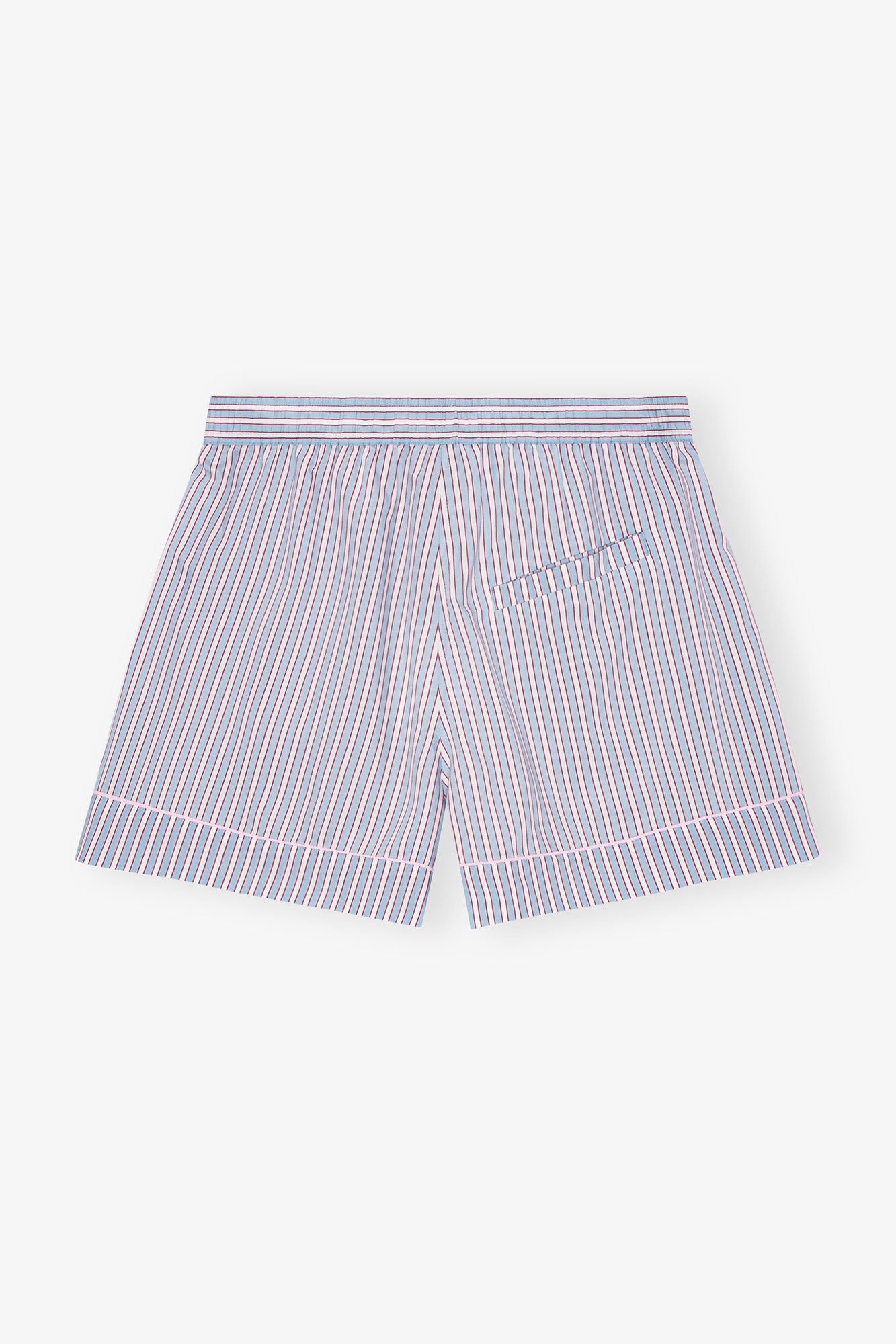 STRIPED YARN DYED ELASTICATED SHORTS - 6