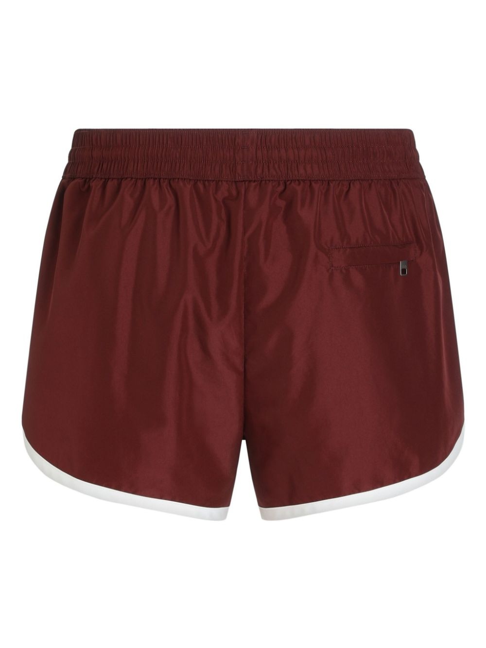 logo-plaque swim shorts - 2