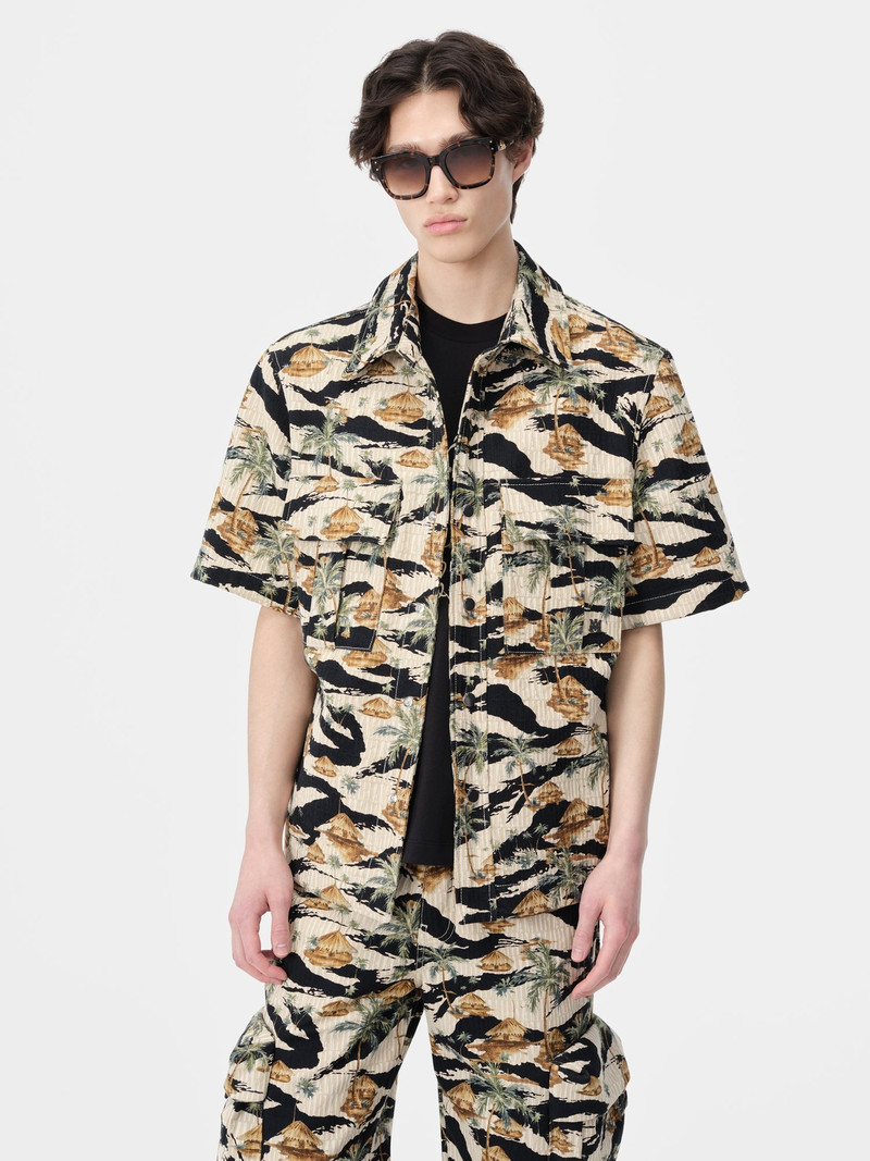 AMIRI 호흡 PALM CAMP SHIRT 3