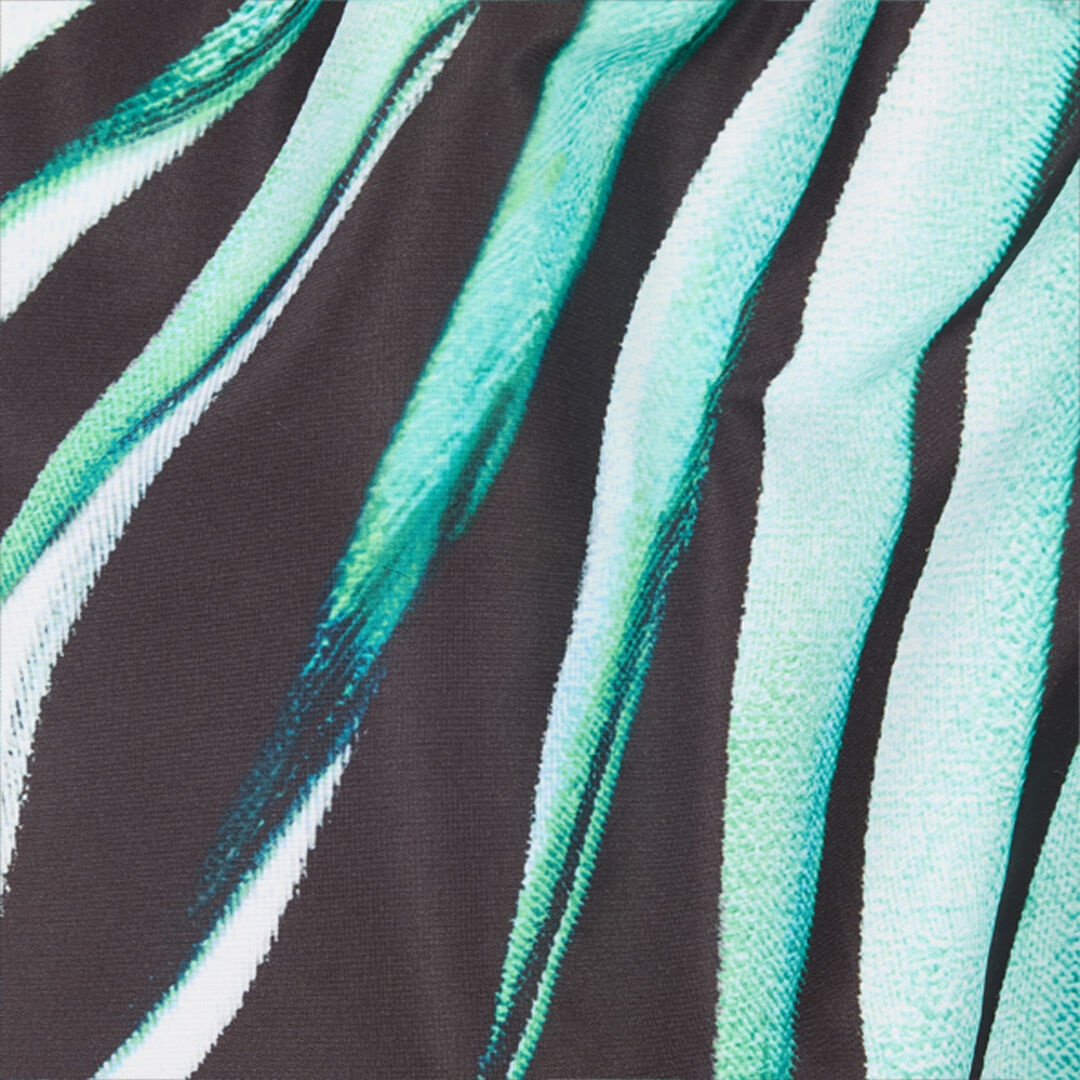 Ray Of Gold Print Nylon Sea Shorts - 5