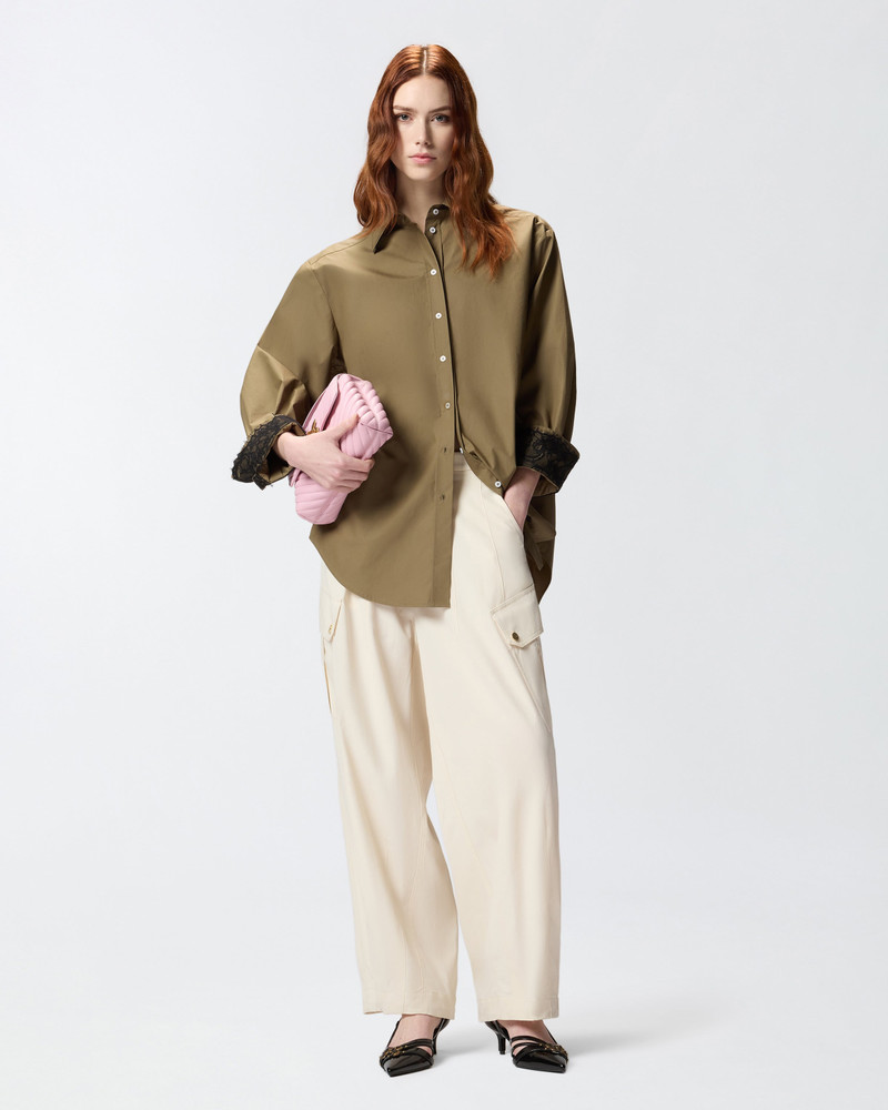 POPLIN SHIRT WITH LACE DETAILS 4