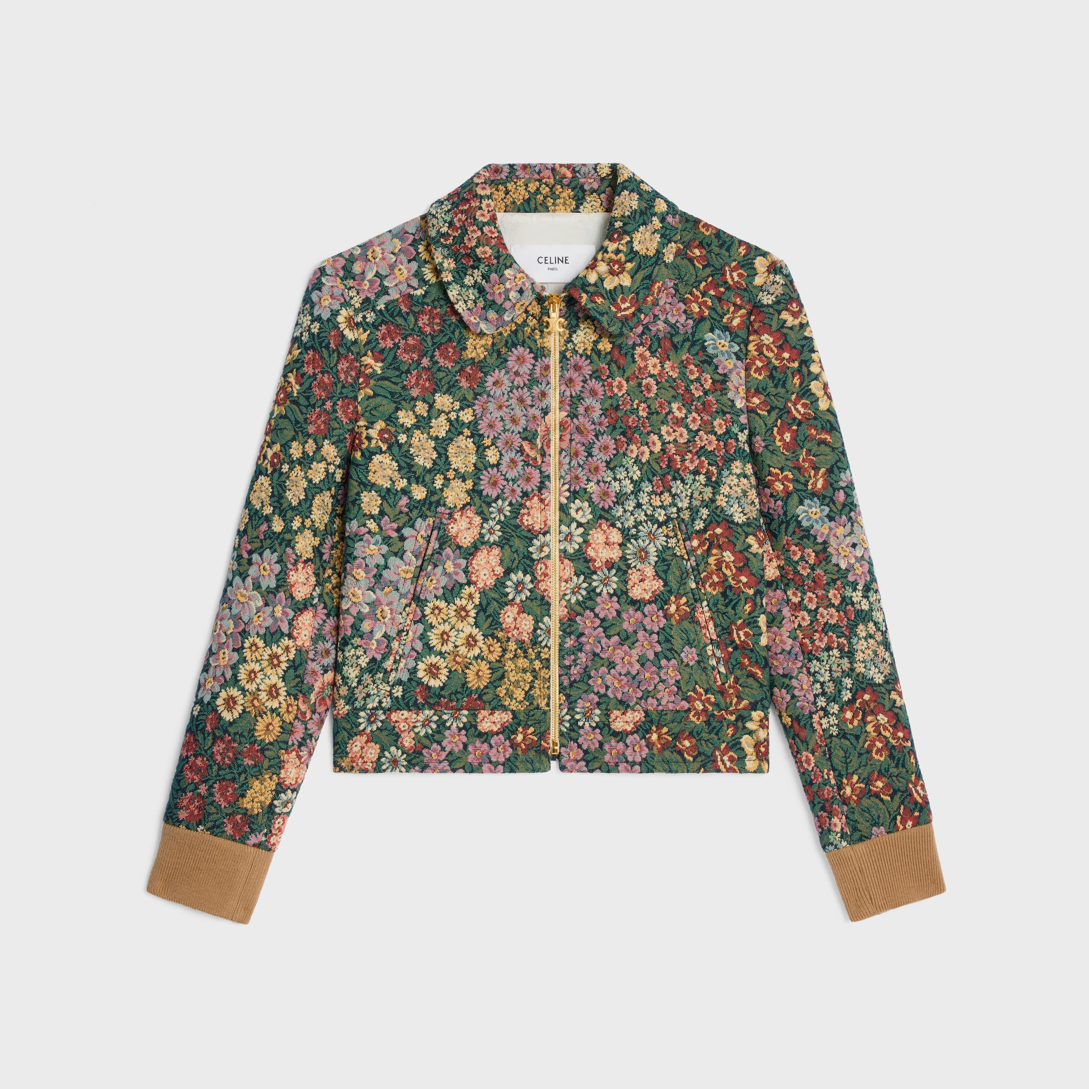 blouson jacket IN cotton jacquard - 1