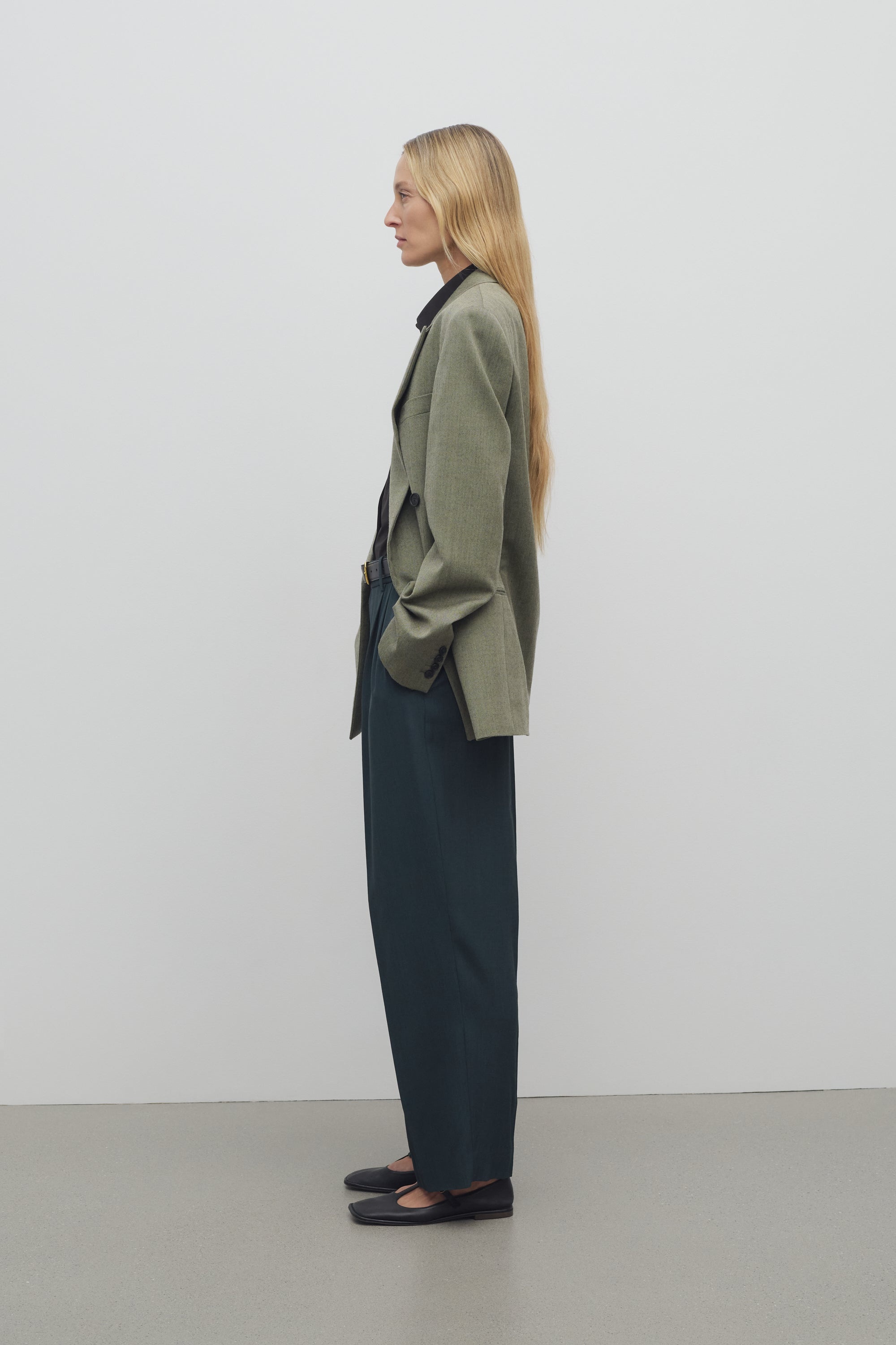 Lilas Pant in Virgin Wool - 4