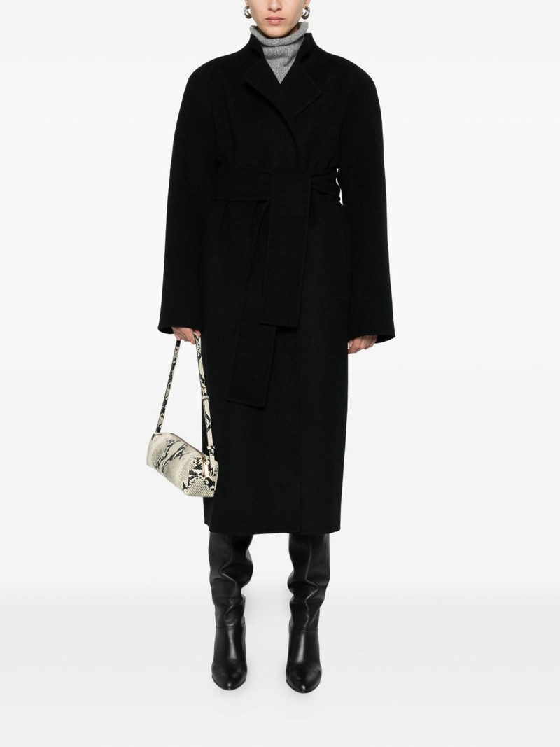 KHAITE belted wool coat outlook