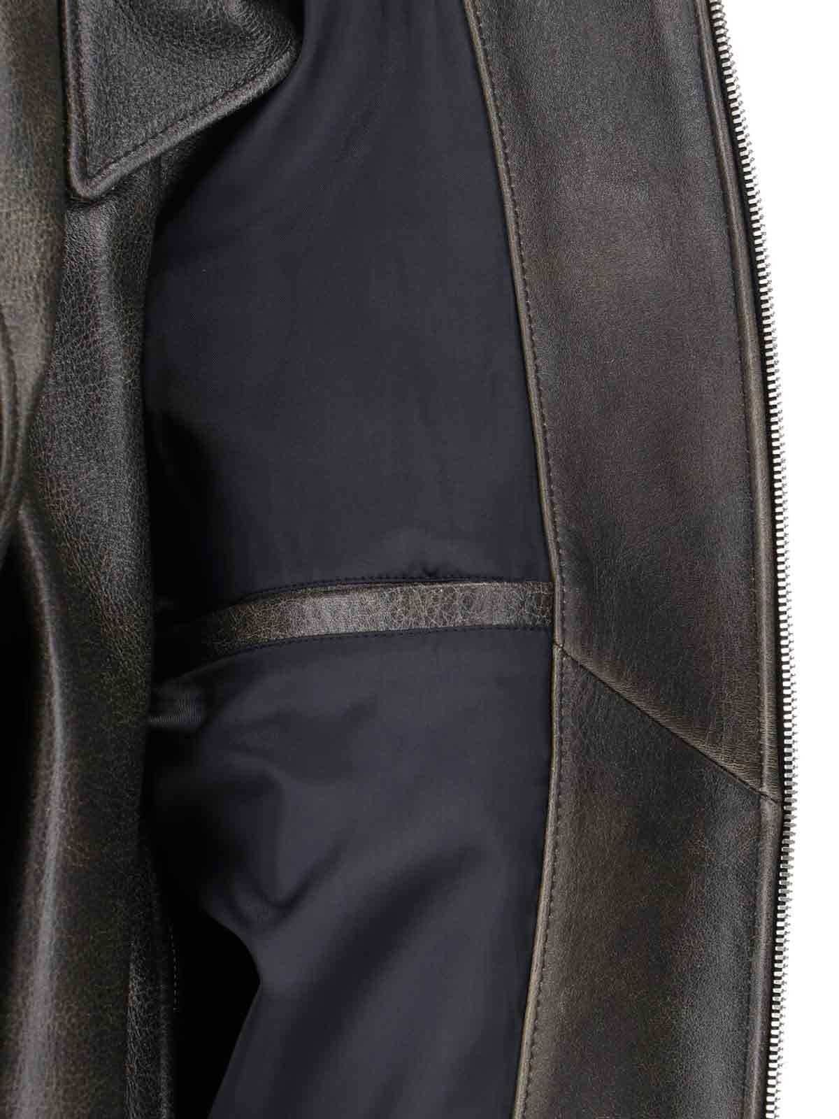 CALF LEATHER JACKET - 5