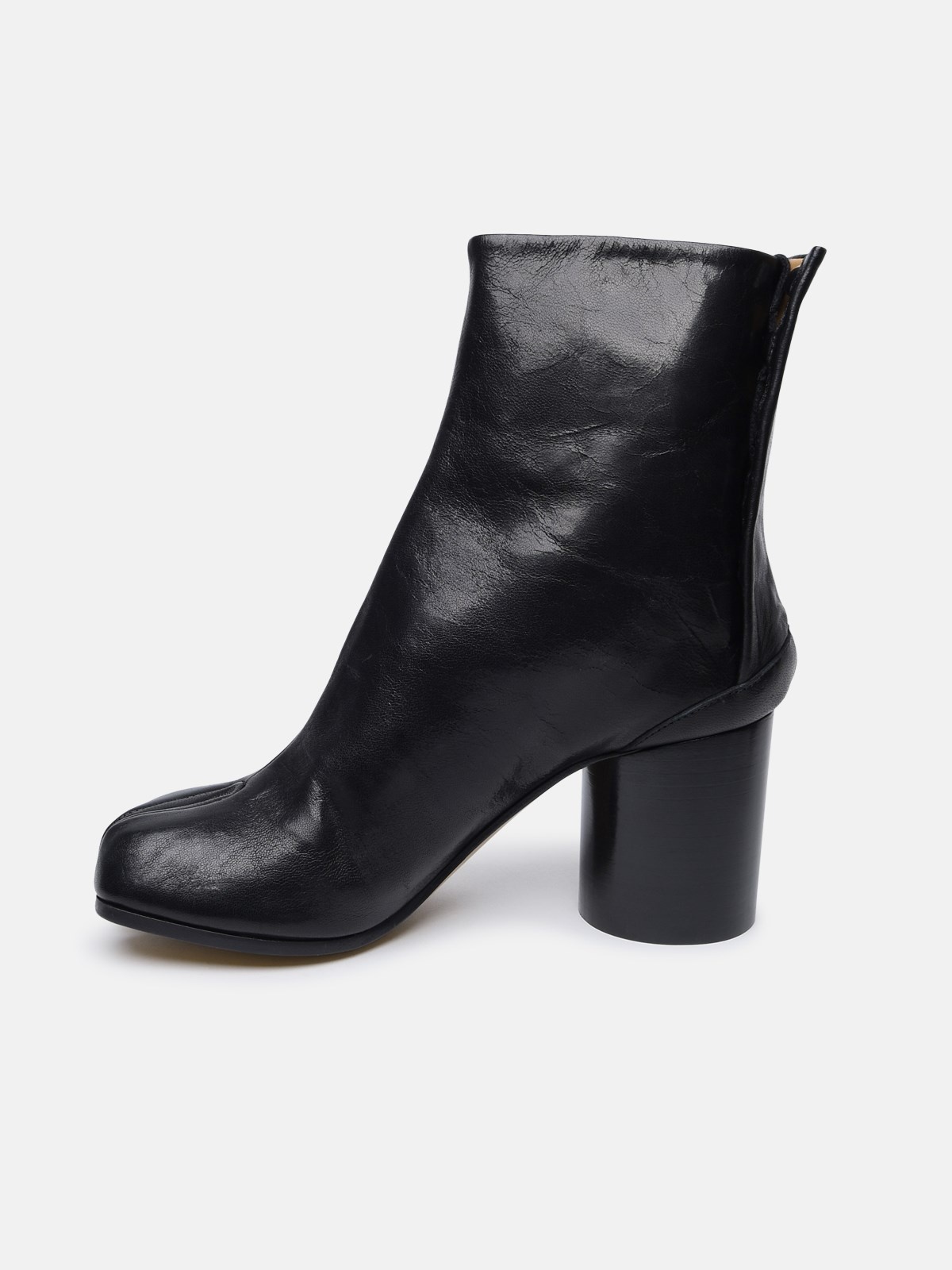 LEATHER TABI ANKLE BOOTS - 3