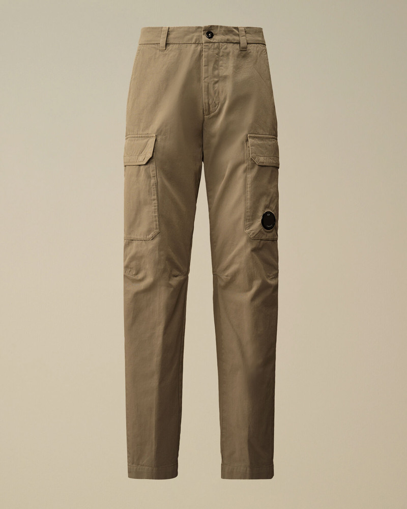 Cotton Gabardine Loose Cargo Pants 1