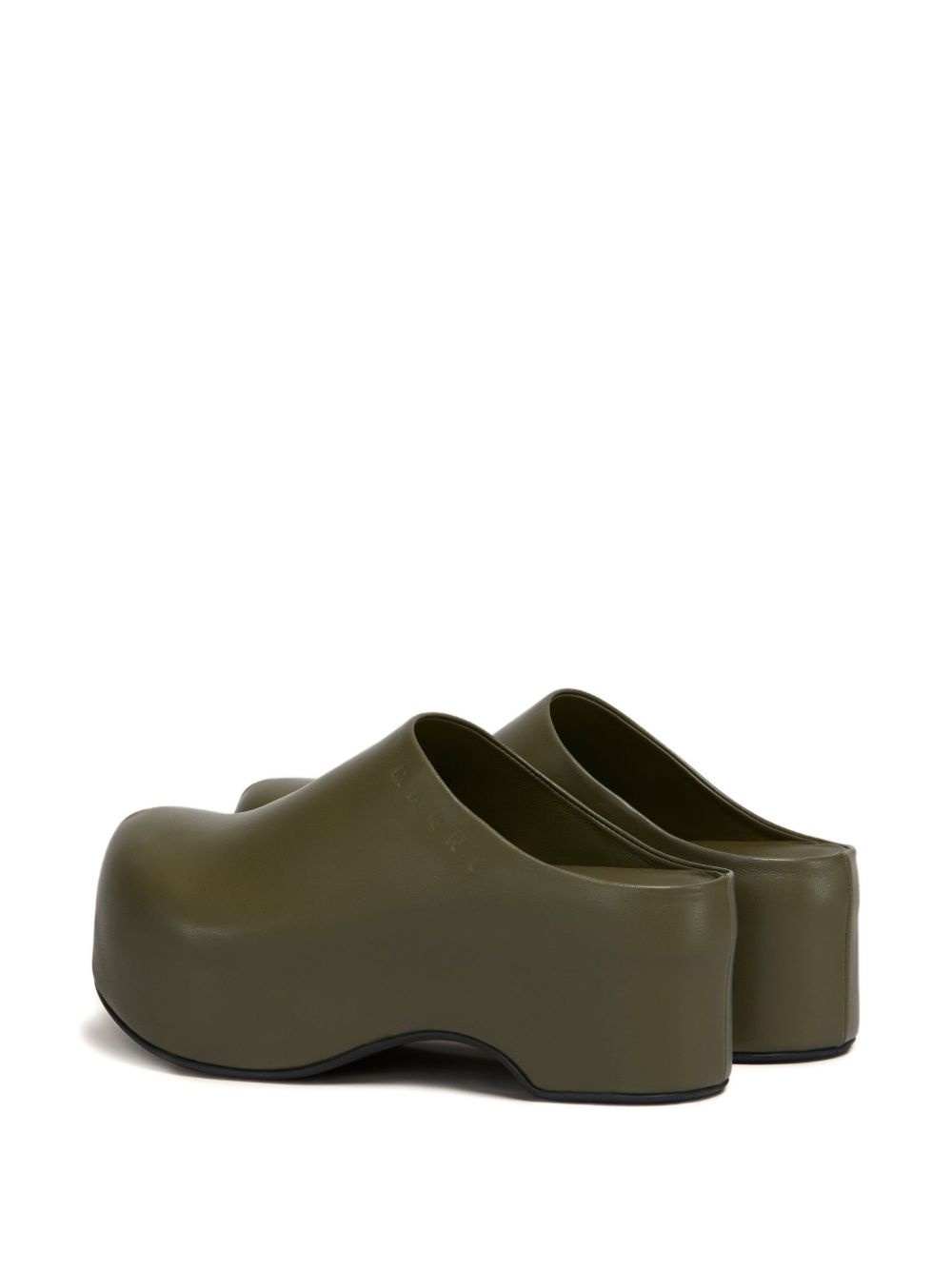 leather platform sandals - 3