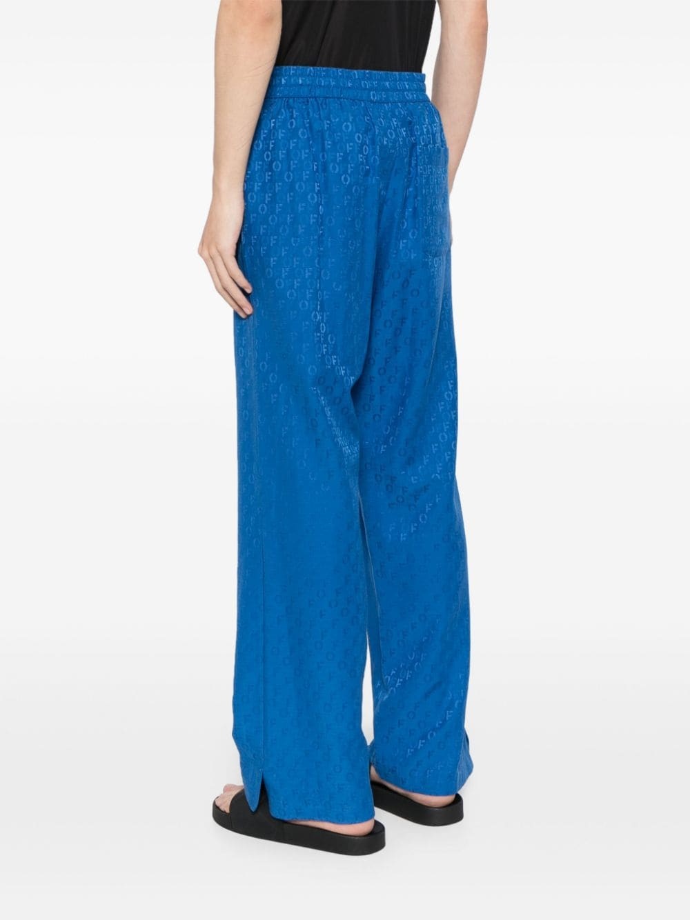 jacquard pyjama trousers - 4