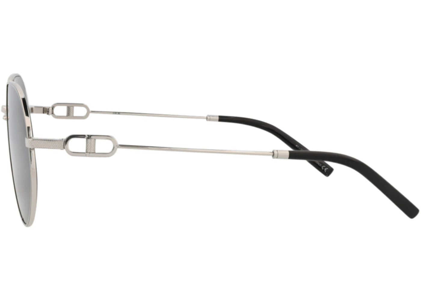 Dior Aviator-Frame Metal Sunglasses Palladium Palladium Smoke (DM40026U-61-16A) - 3