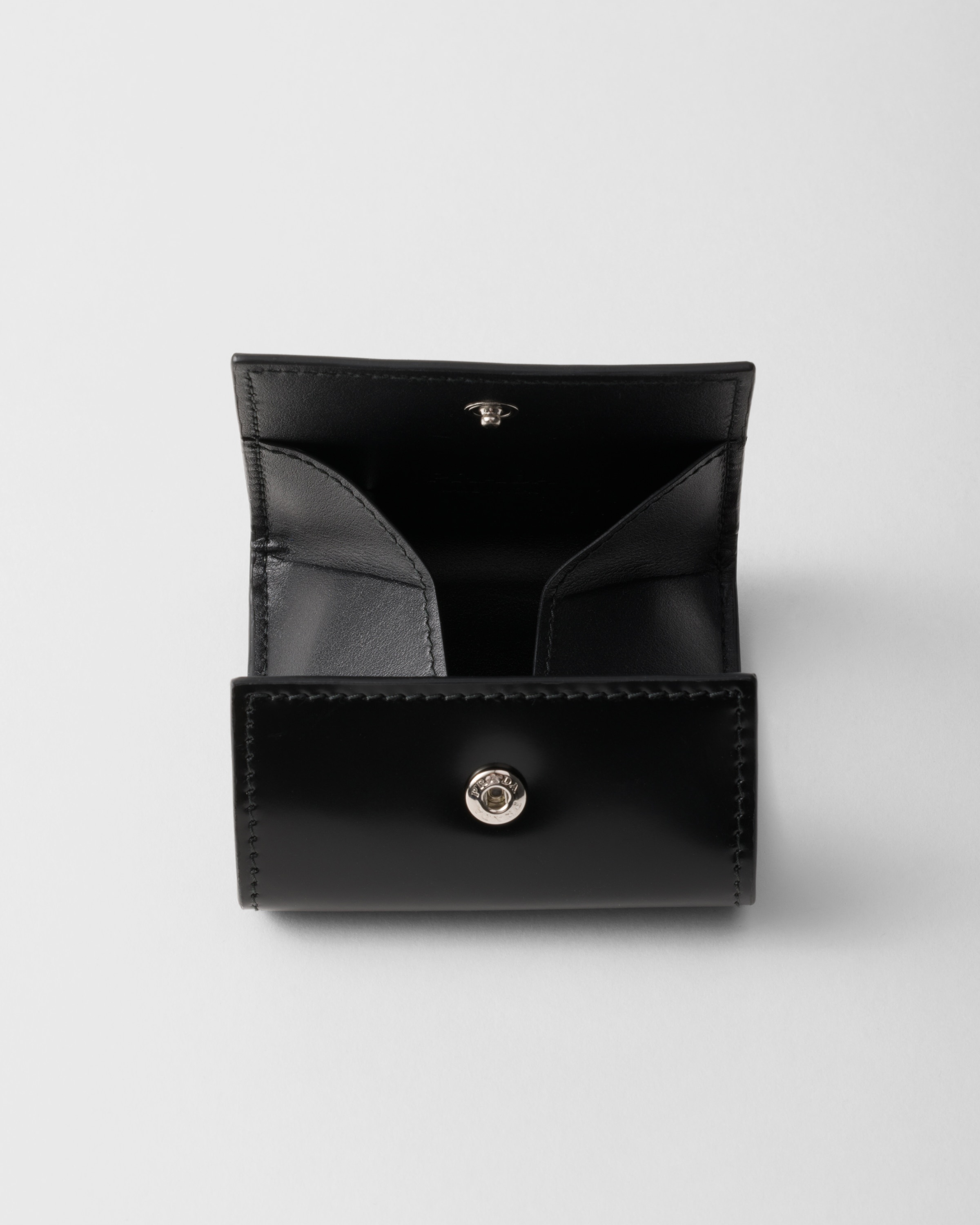 Brushed leather coin purse - 4