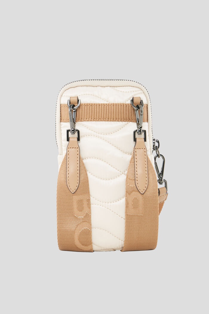 Johanna Bavarian wool smartphone pouch in Cream - 3