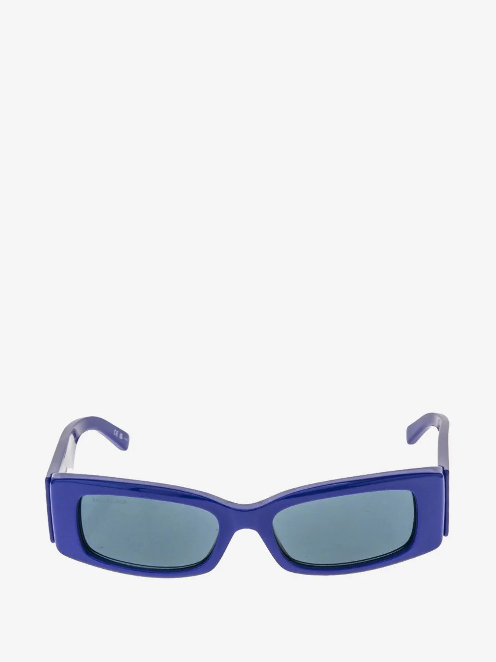 logo-print rectangle-frame sunglasses - 1