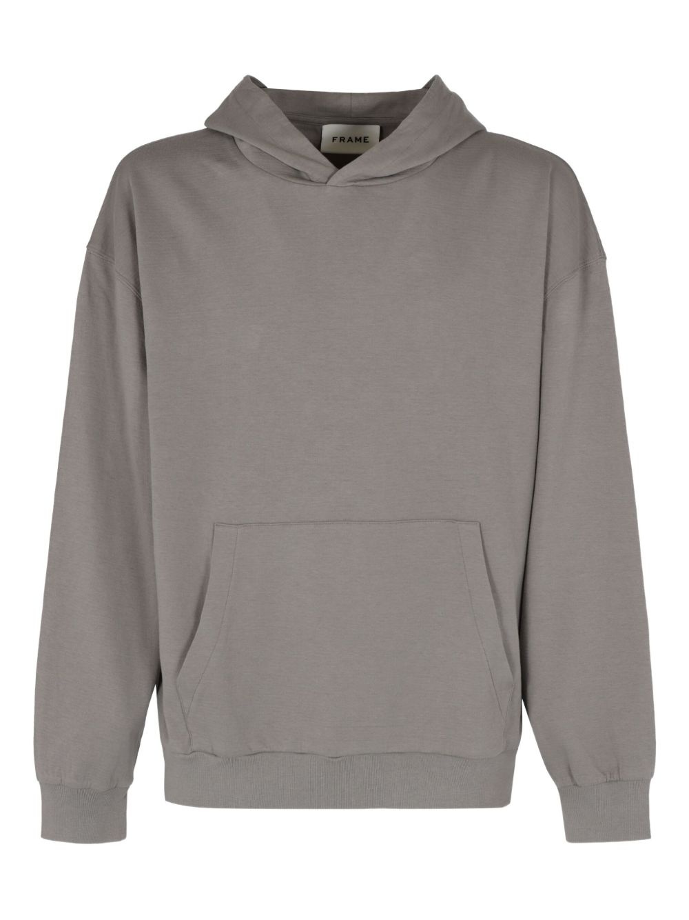 hooded ribbed-cuff sweatshirt - 1