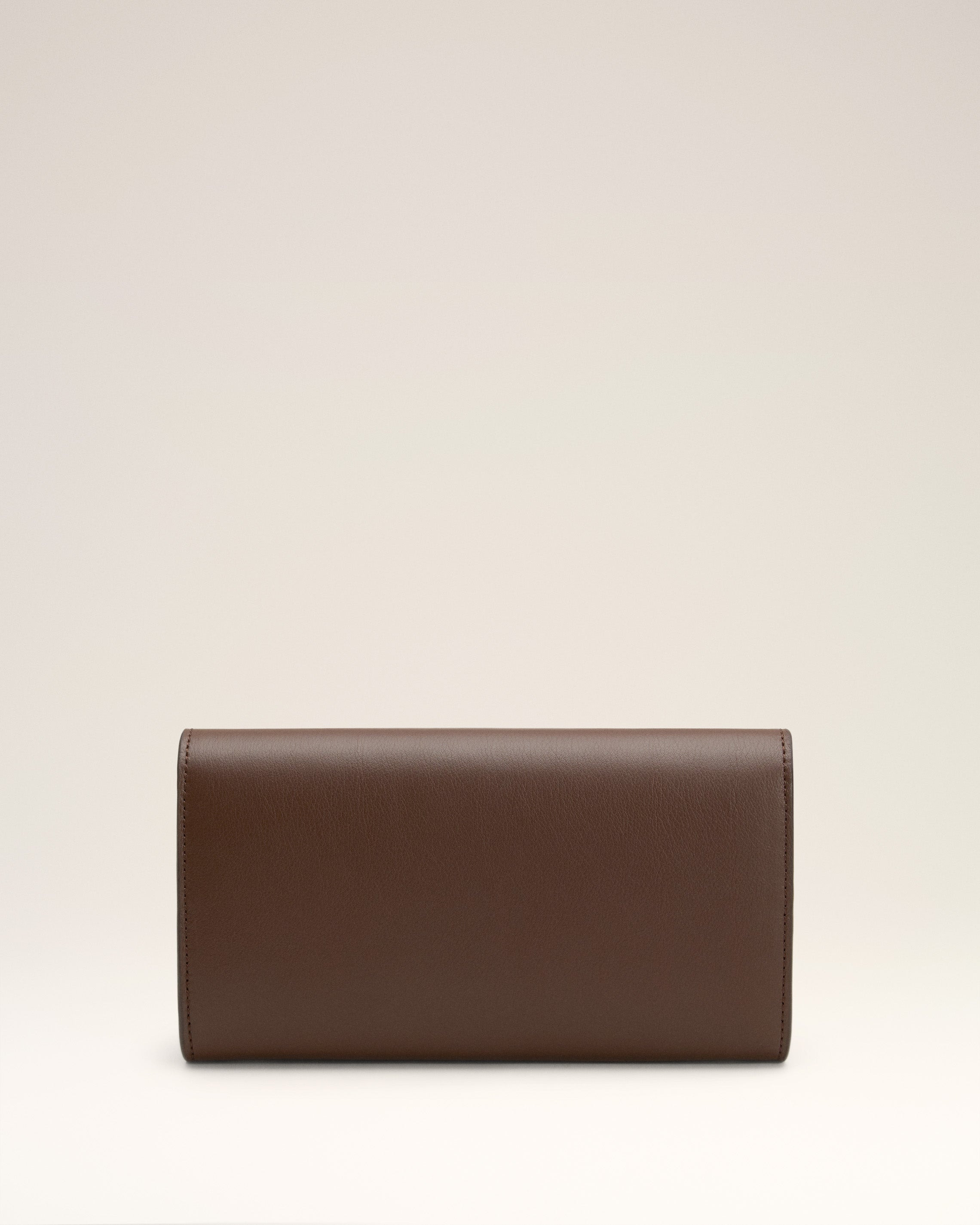 BROWN SMOOTH LEATHER CARROUSEL CONTINENTAL WALLET - 2