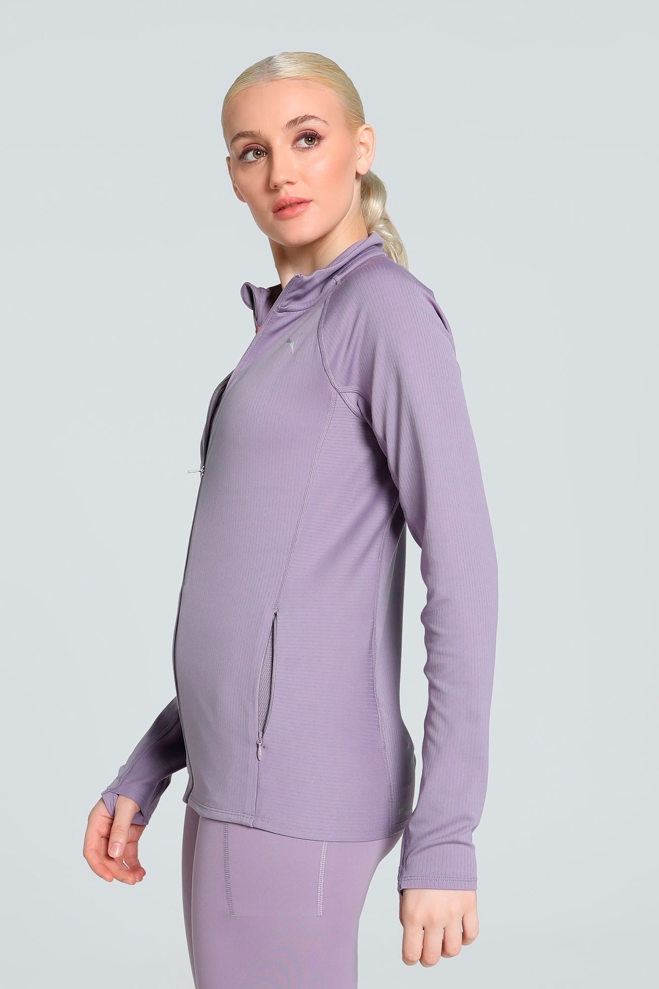 Run For Her Women's Ribbed Full-Zip - 4