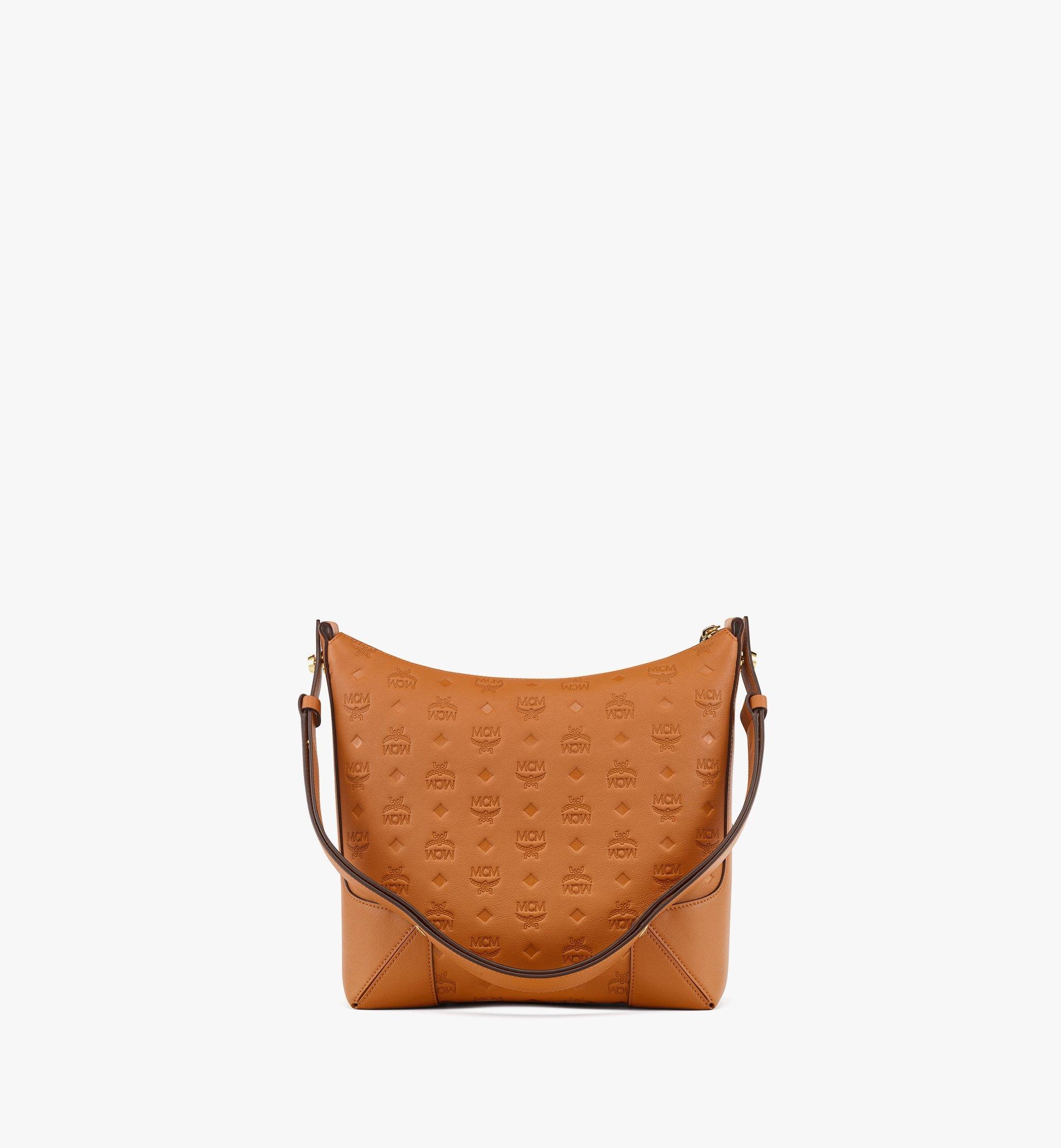 Aren Hobo in Embossed Monogram Leather - 5