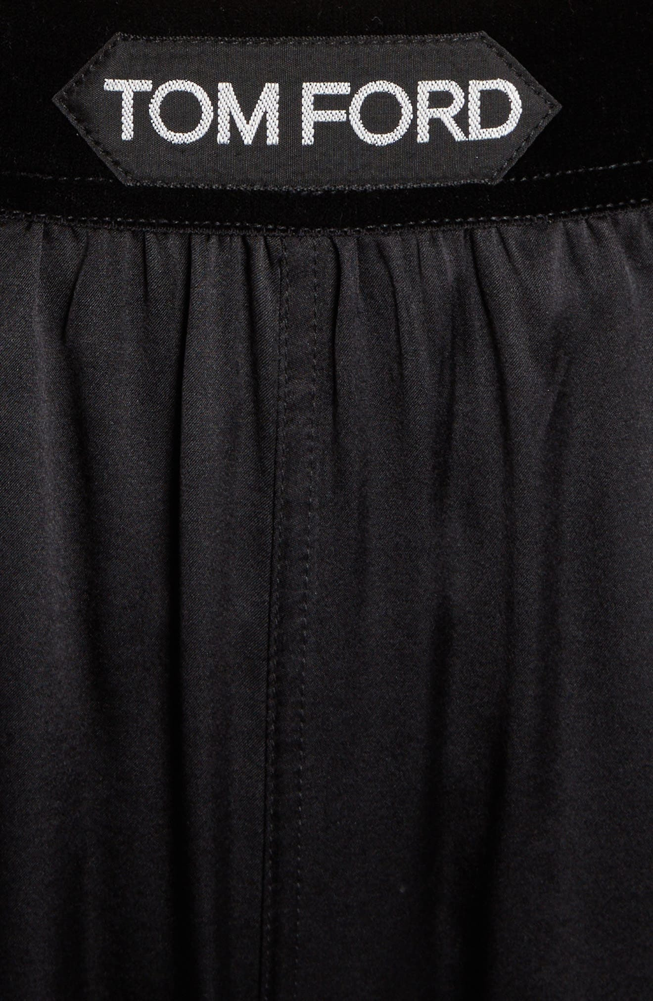 Stretch Silk Satin Pajama Pants - 5