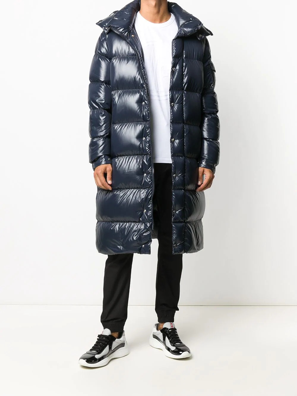 hooded padded coat - 2