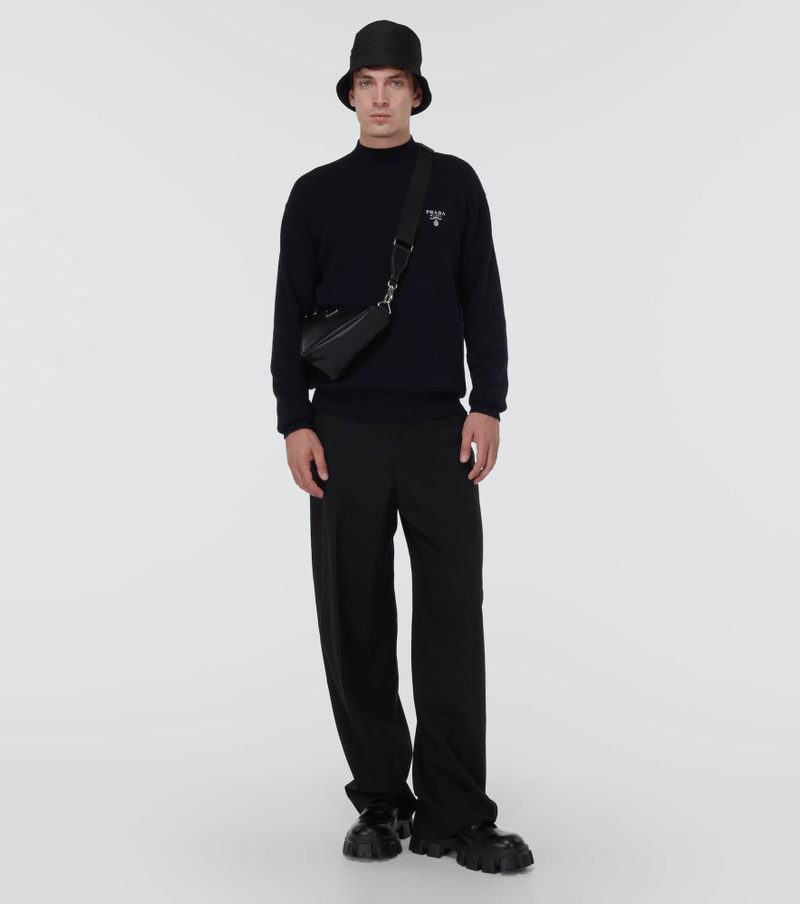 Prada Logo cashmere sweater outlook