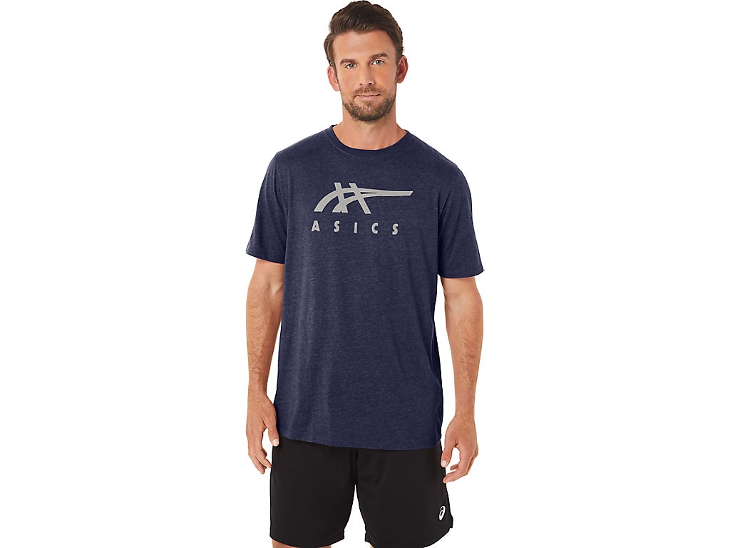 ASICS STRIPE SHORT SLEEVE TEE - 1