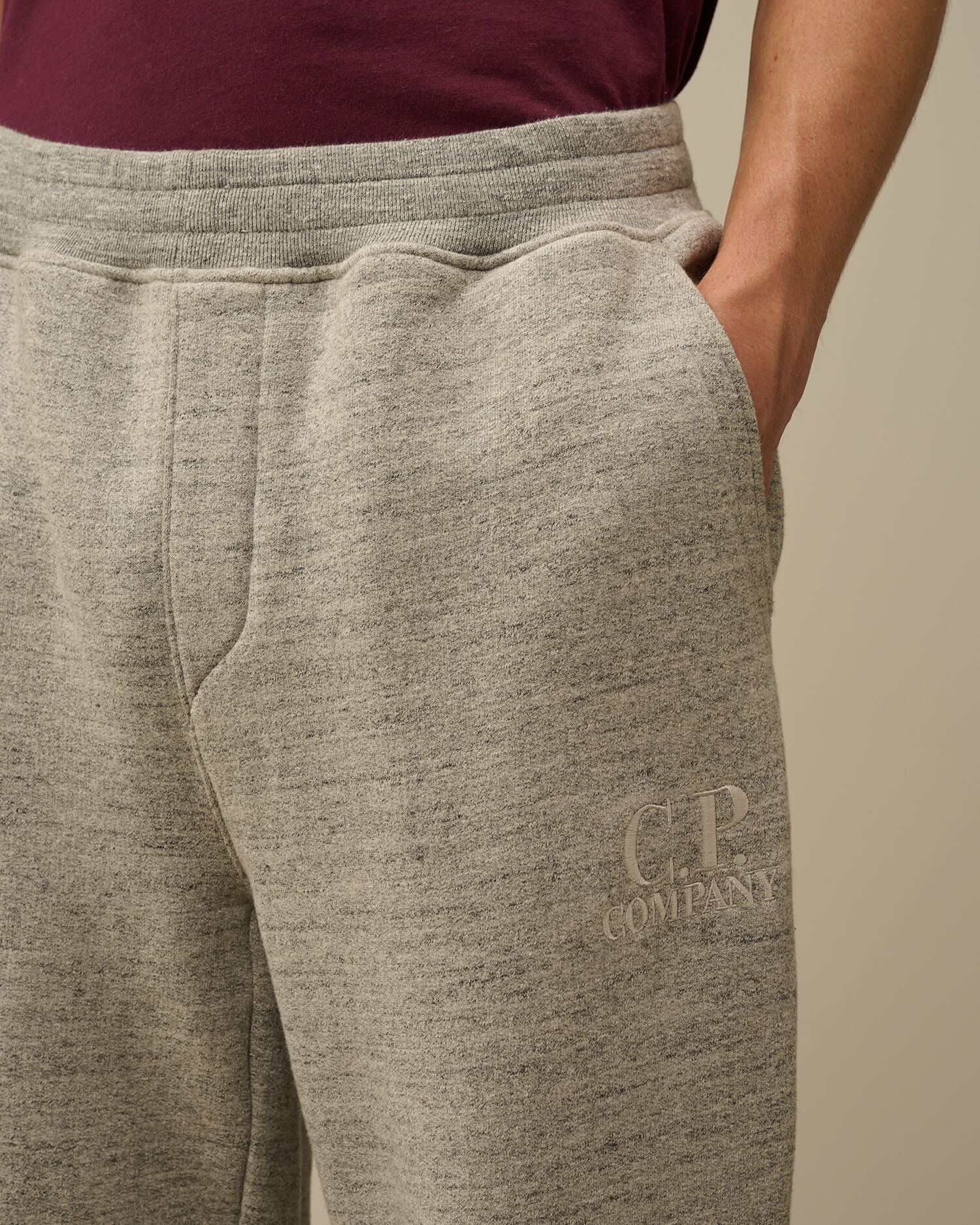Japanese Mélange Fleece Logo Sweatpants - 4