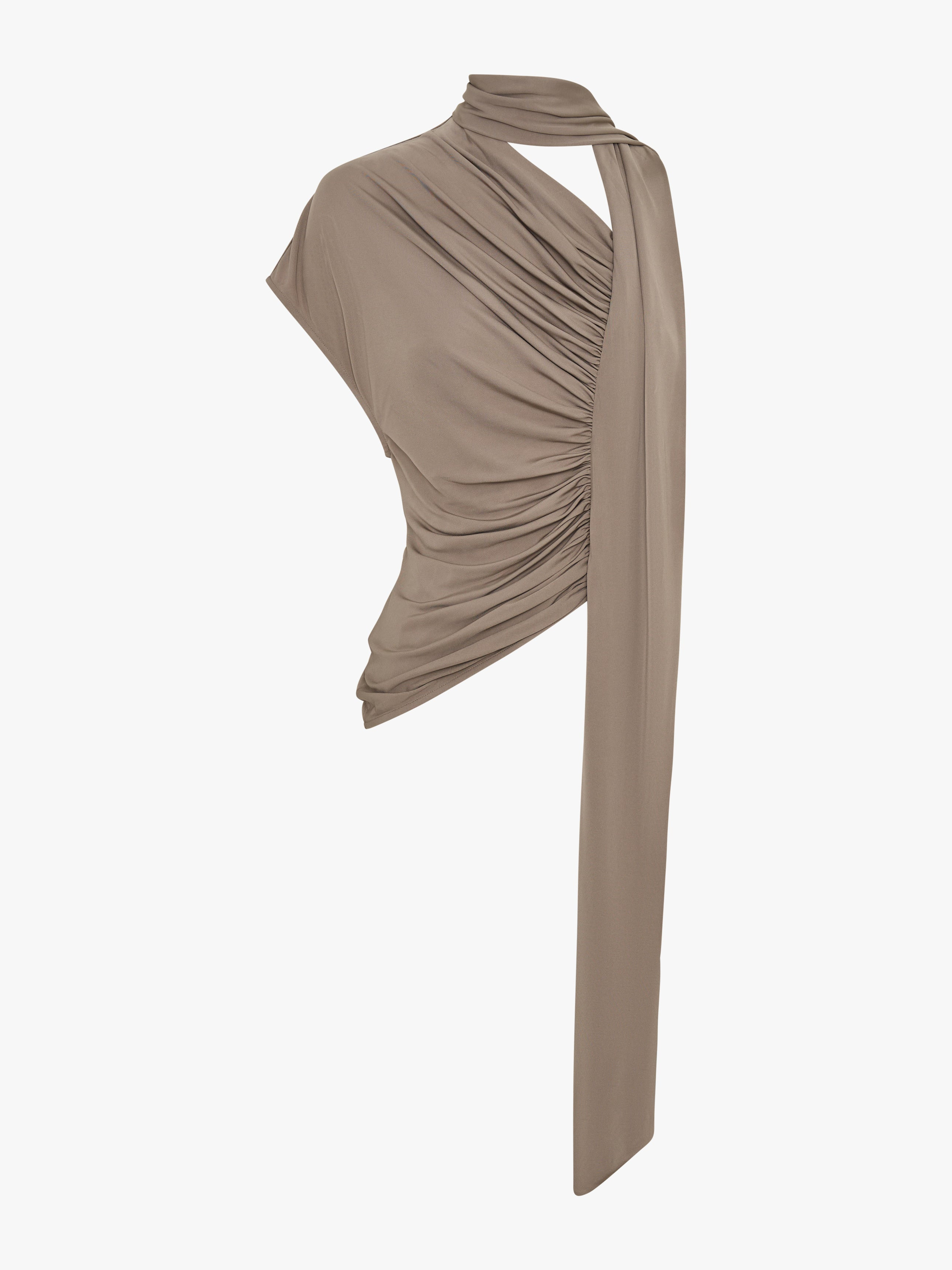 Vienna Jersey Scarf Top - 5