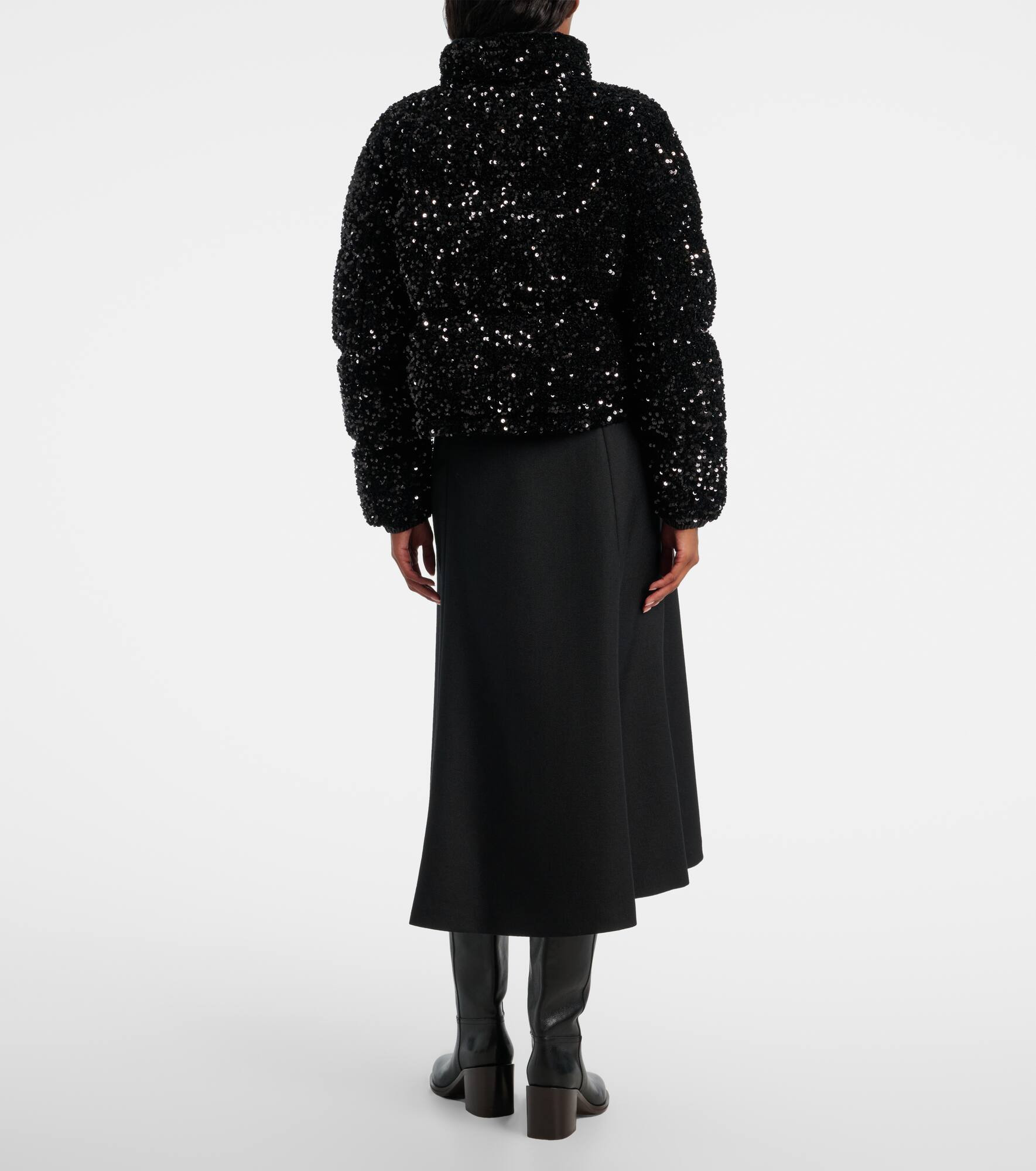 Louvi sequined down jacket - 3