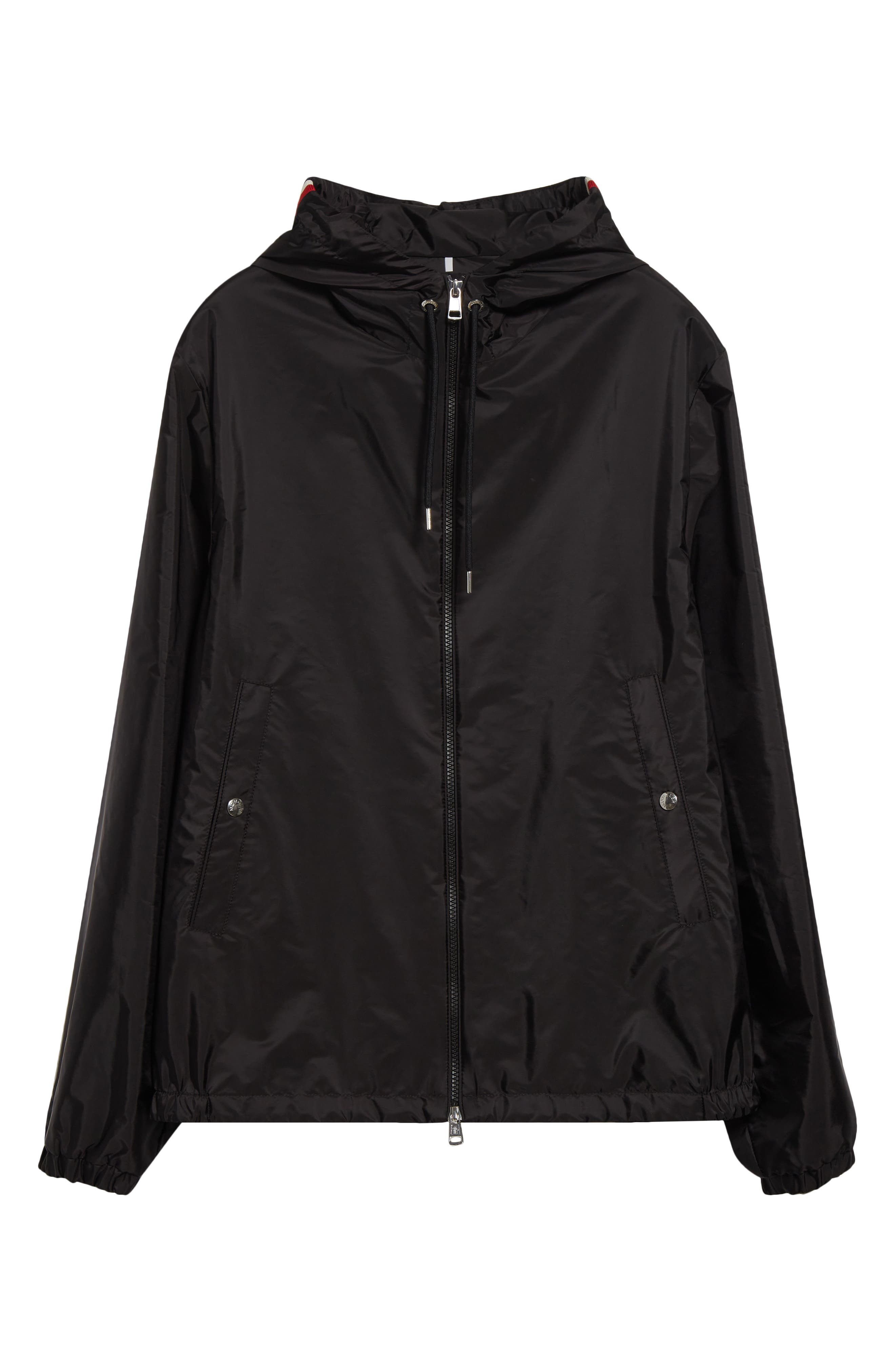 Moncler Grimpeurs Hooded Water Repellent Nylon Jacket in Black/Black at Nordstrom - 6