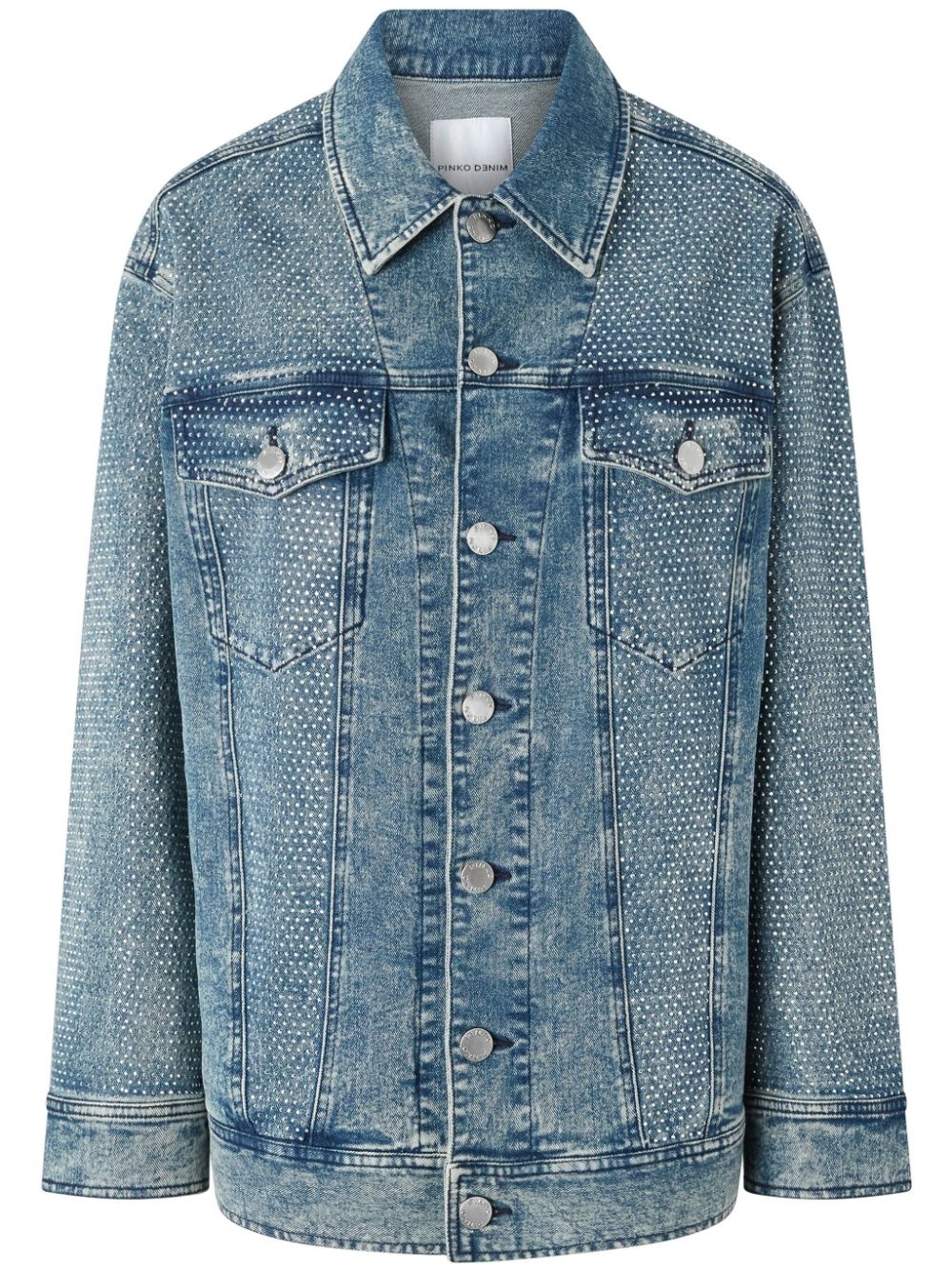 acid-wash denim jacket - 1