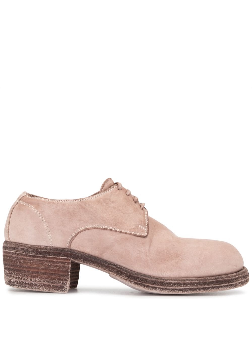 suede lace-up shoes - 1