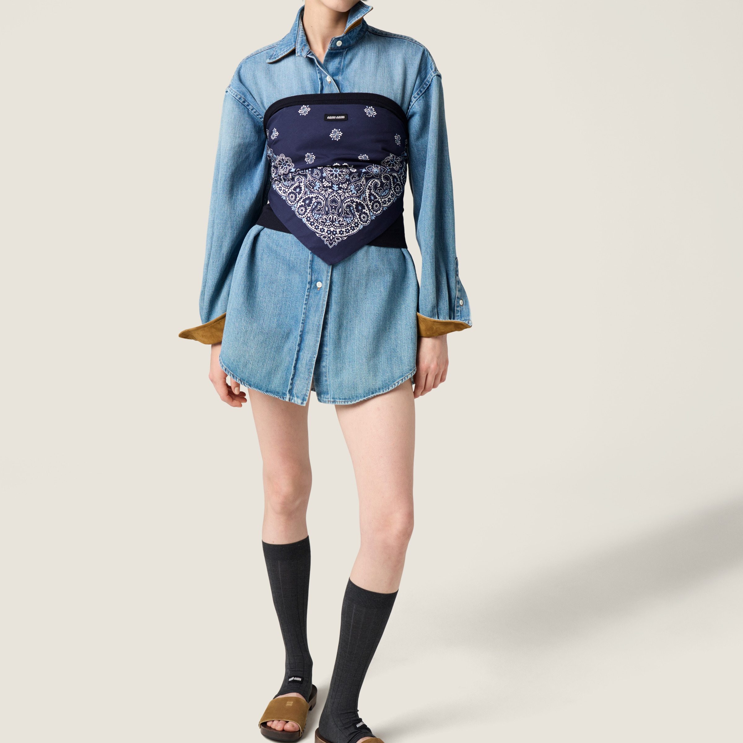Denim shirt - 4