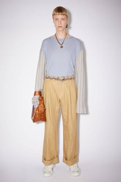 Acne Studios Linen blend trousers - Almond beige outlook