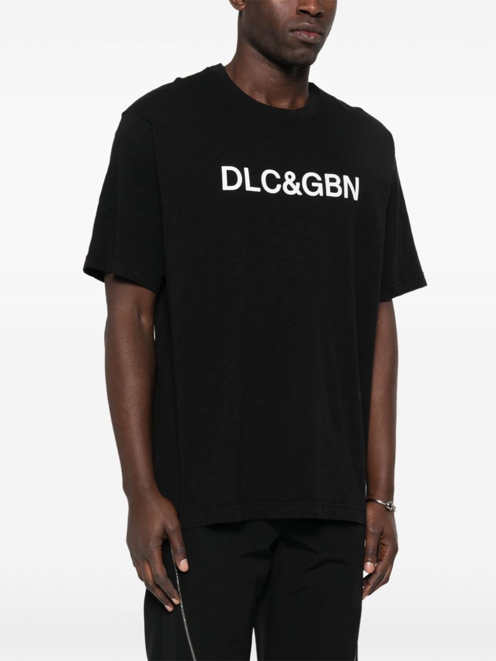 logo-print cotton T-shirt - 3