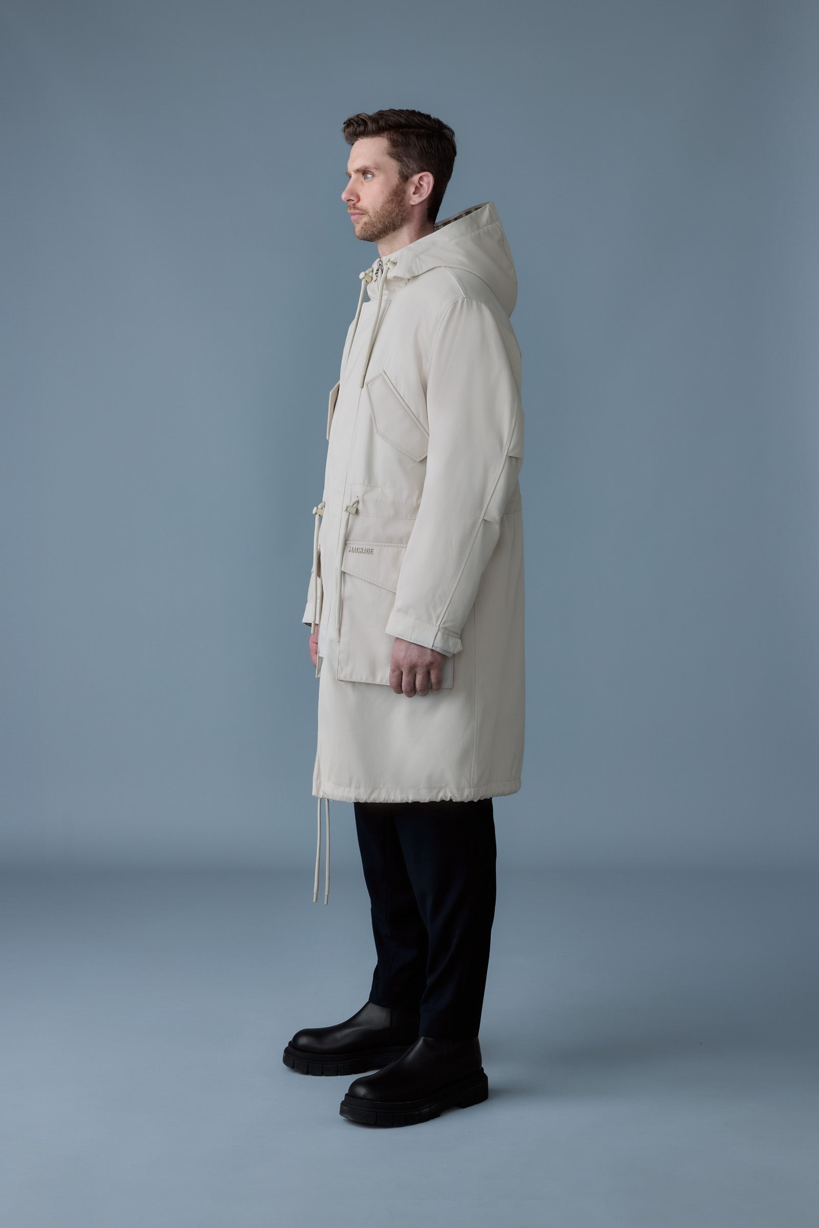 DESMOND 3-in-1 light down long parka - 3