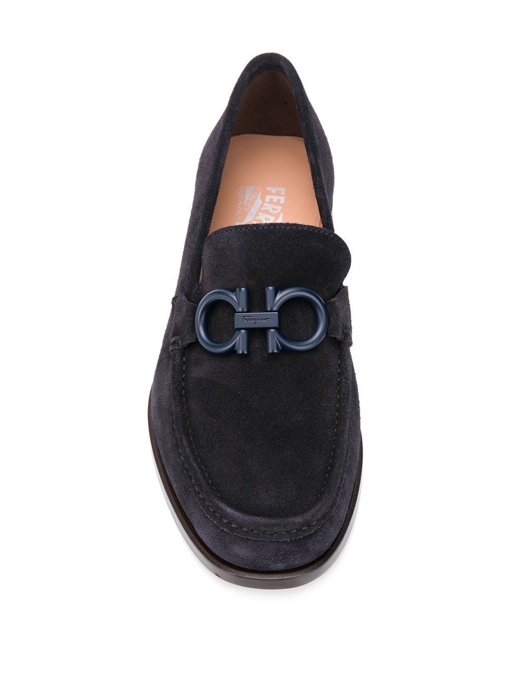 Gancini logo loafers - 4