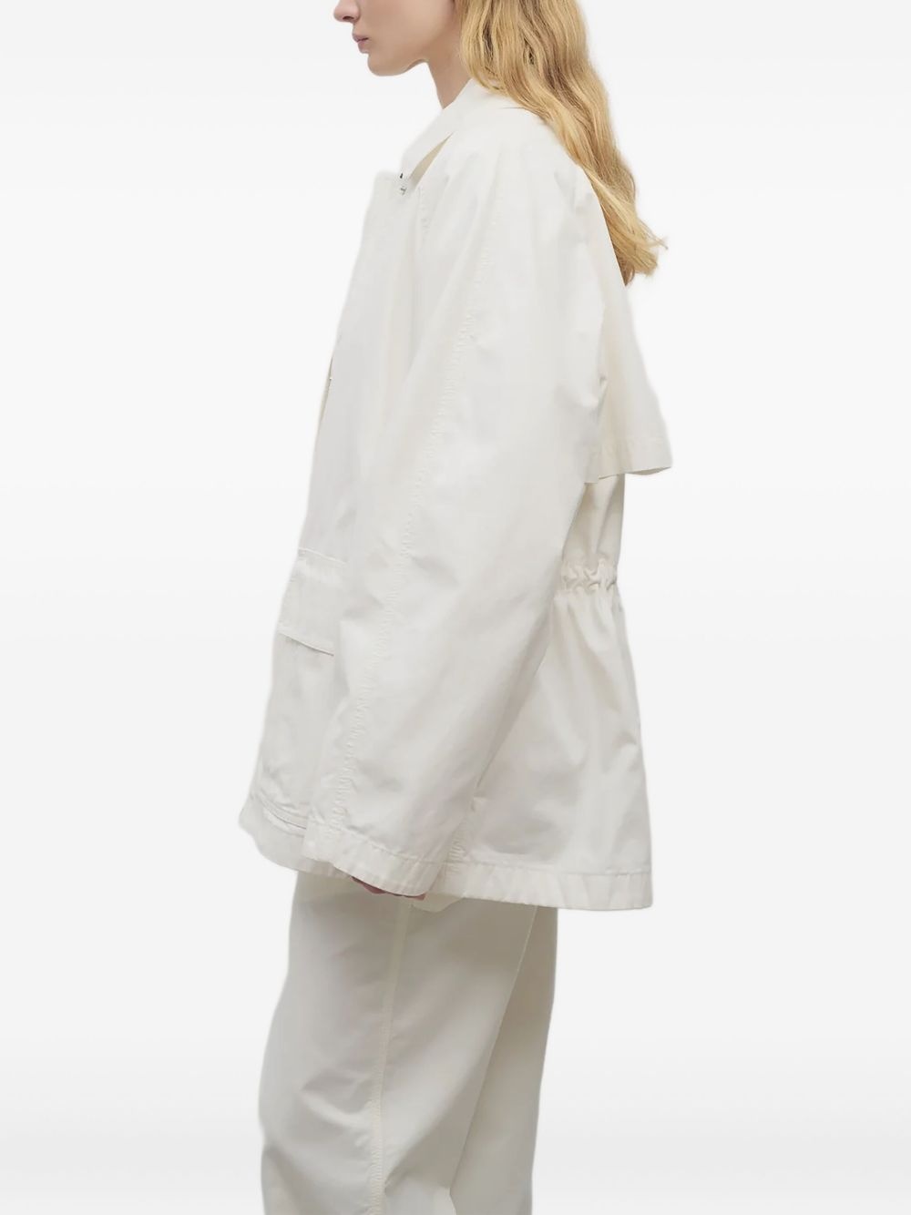button-front utility jacket - 3