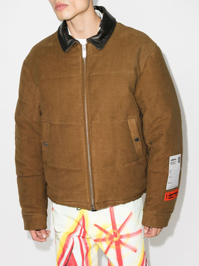 Heron Preston Moleskin padded jacket outlook