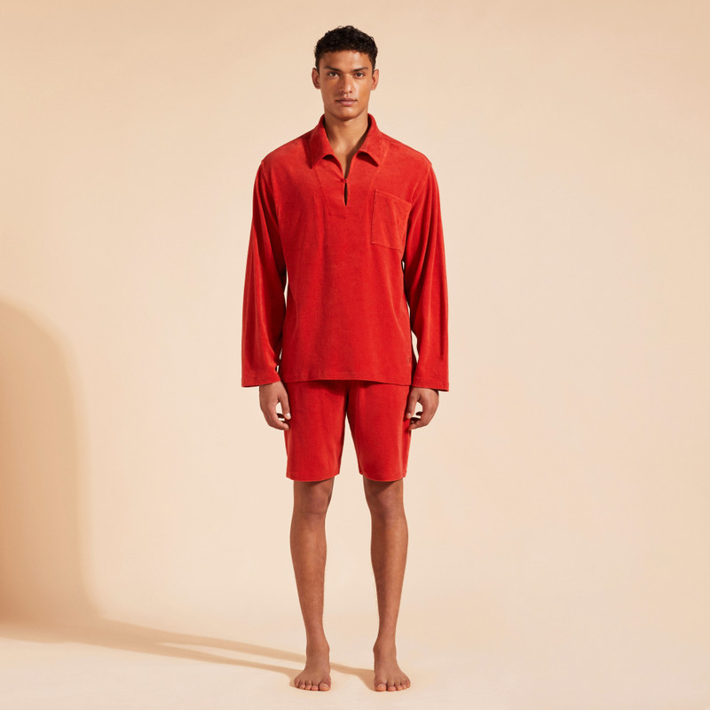 Men Linen Vareuse Solid 5