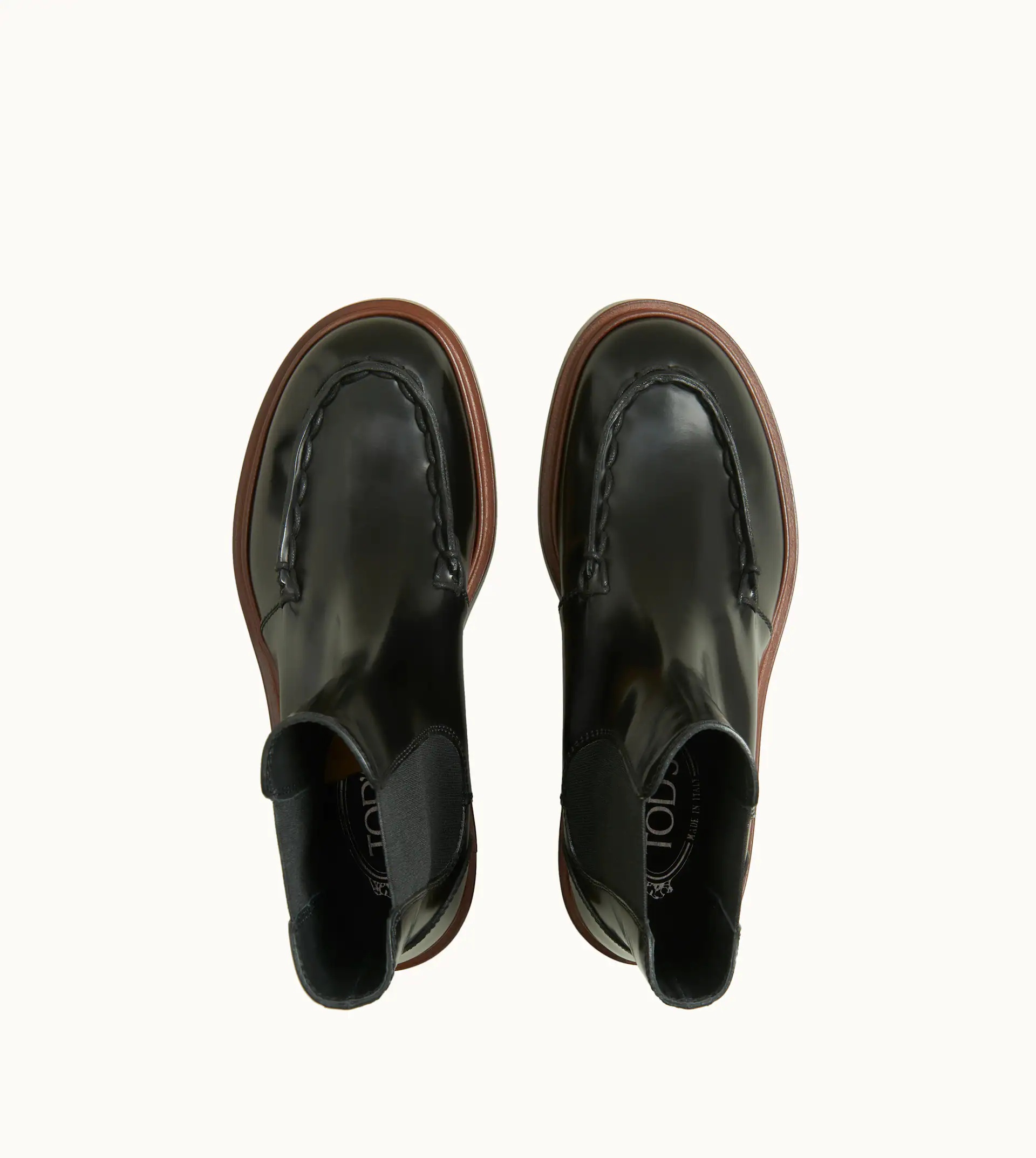 SPIGA ANKLE BOOTS IN LEATHER - BLACK - 2