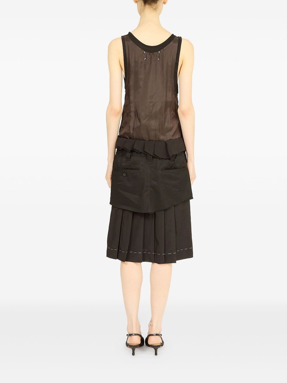 poplin midi dress - 4