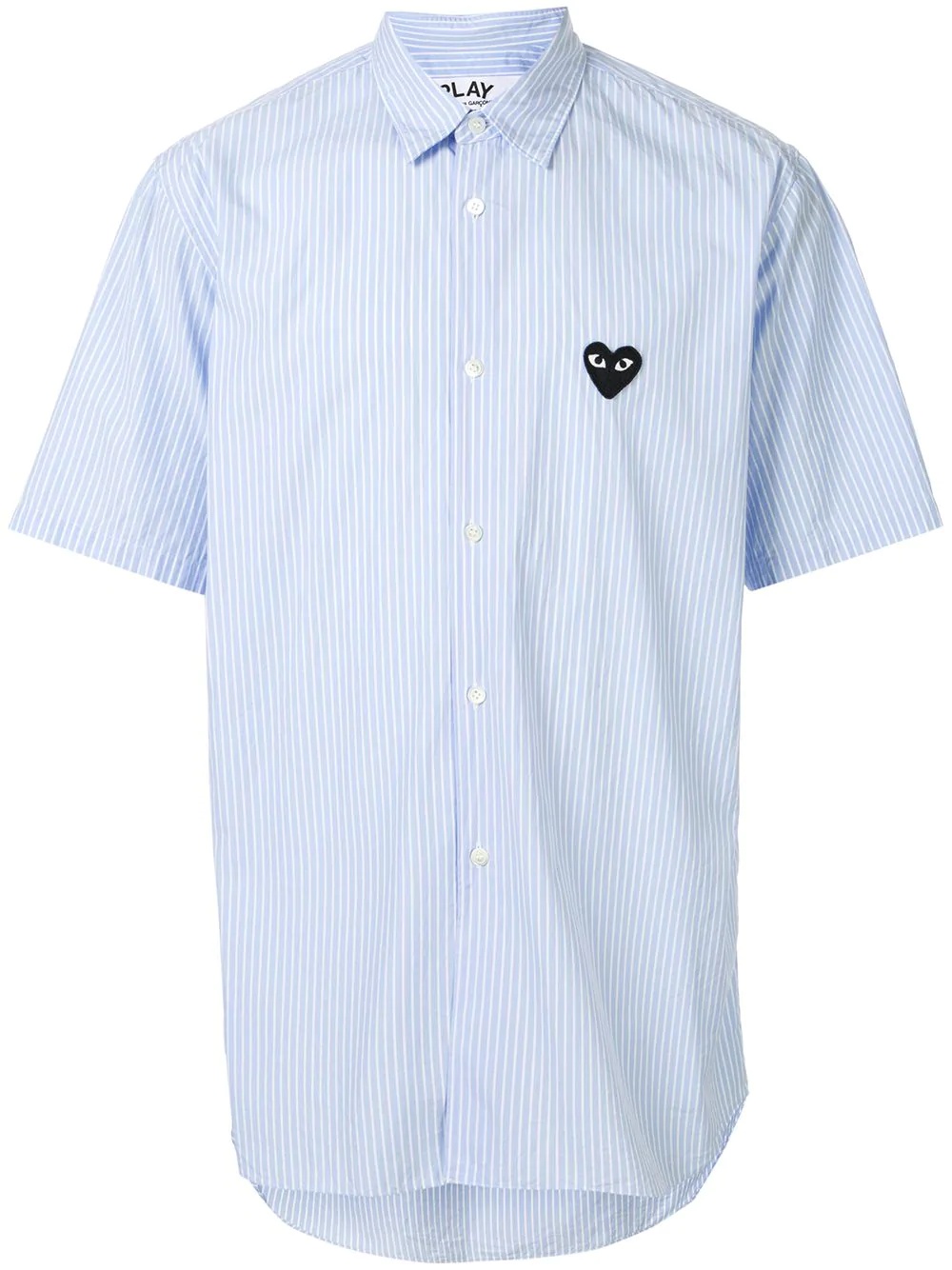 embroidered logo shirt - 1