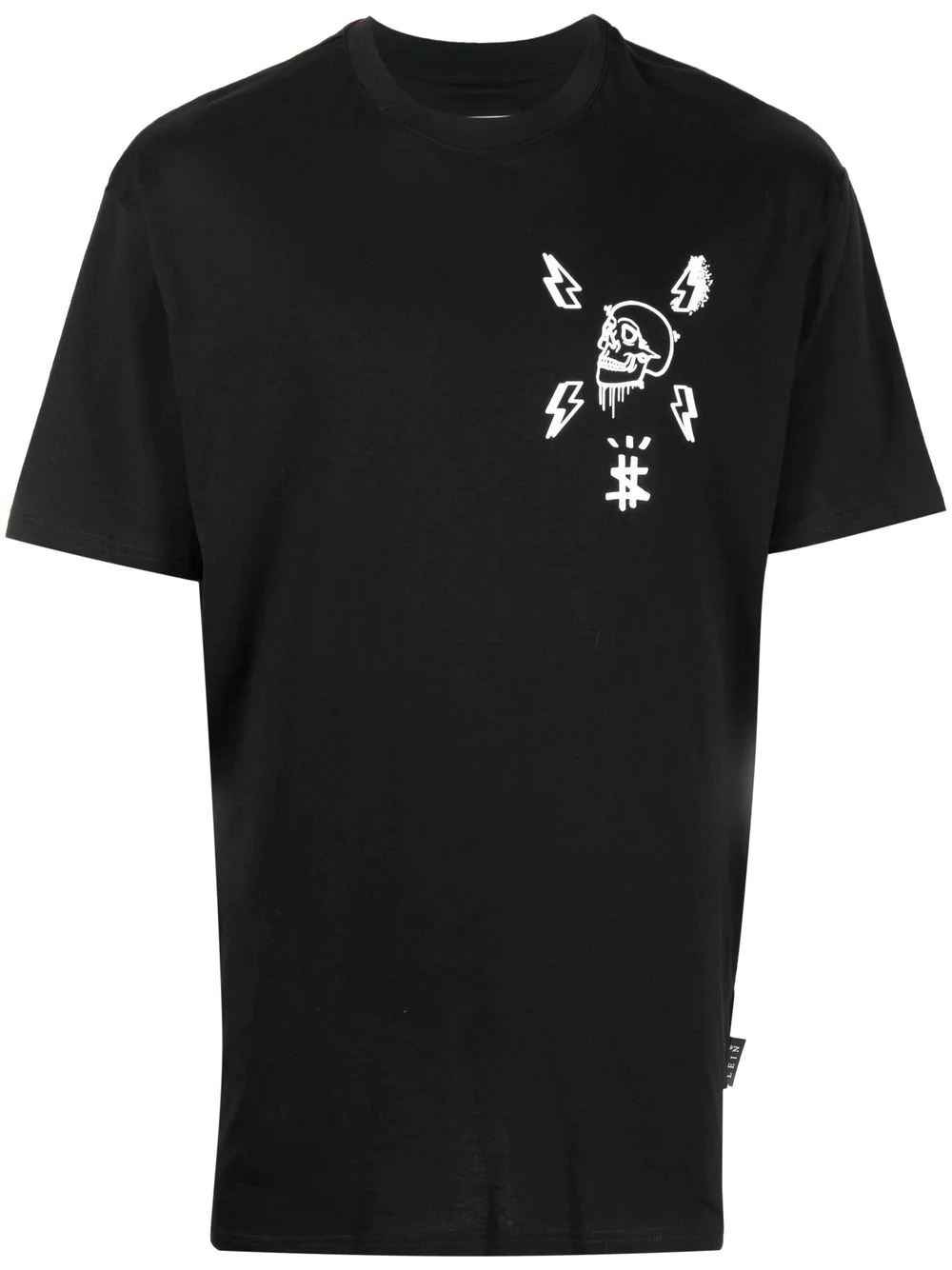 skull-print cotton T-shirt - 1