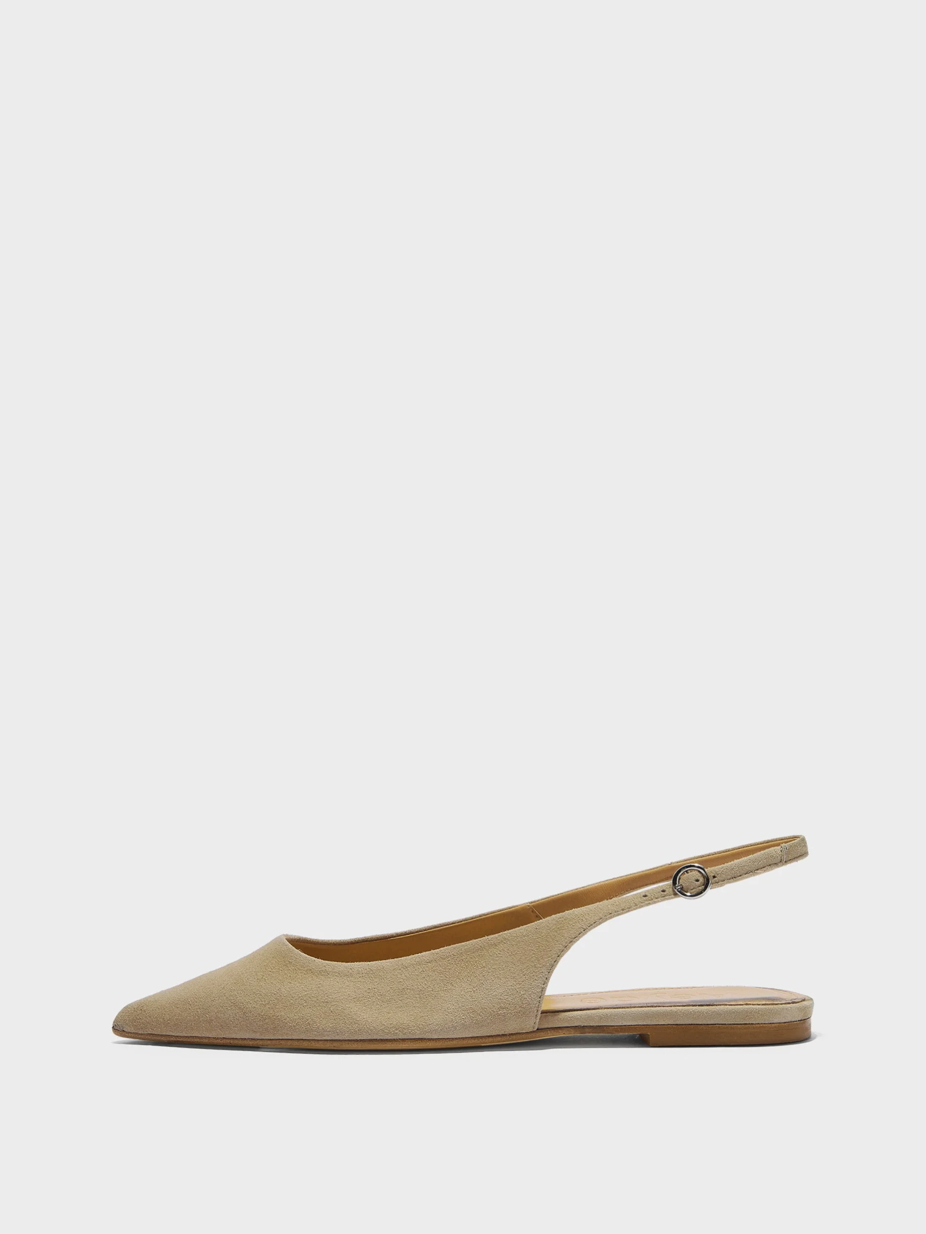 Annora Suede Slingback Flats - 1