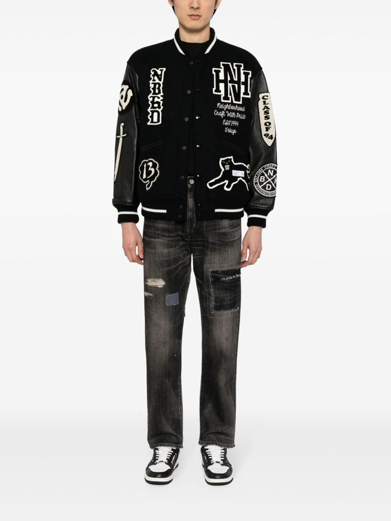 NEIGHBORHOOD Savage ripped-detail jeans outlook