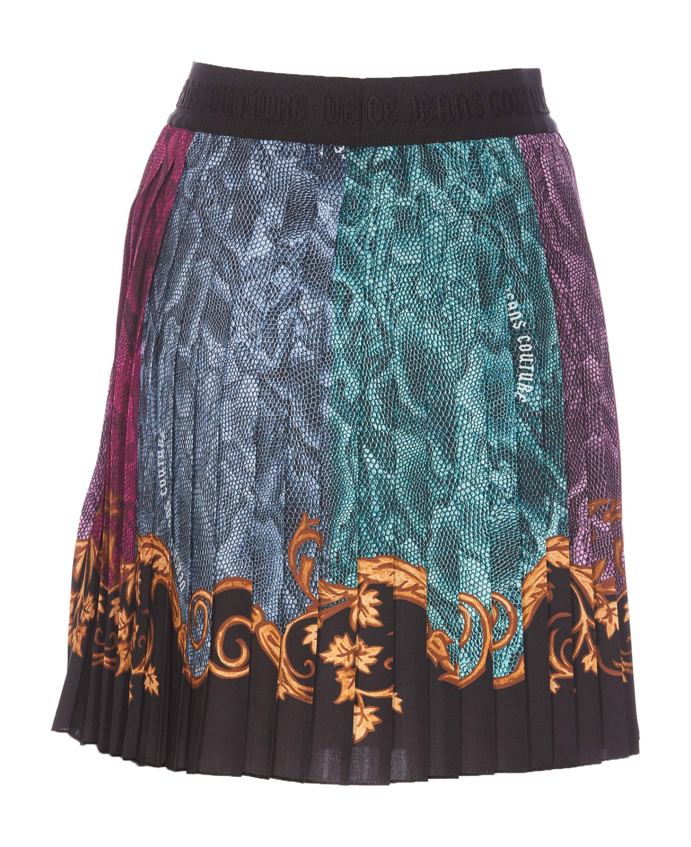 Logomania Pleated Mini Skirt - 2