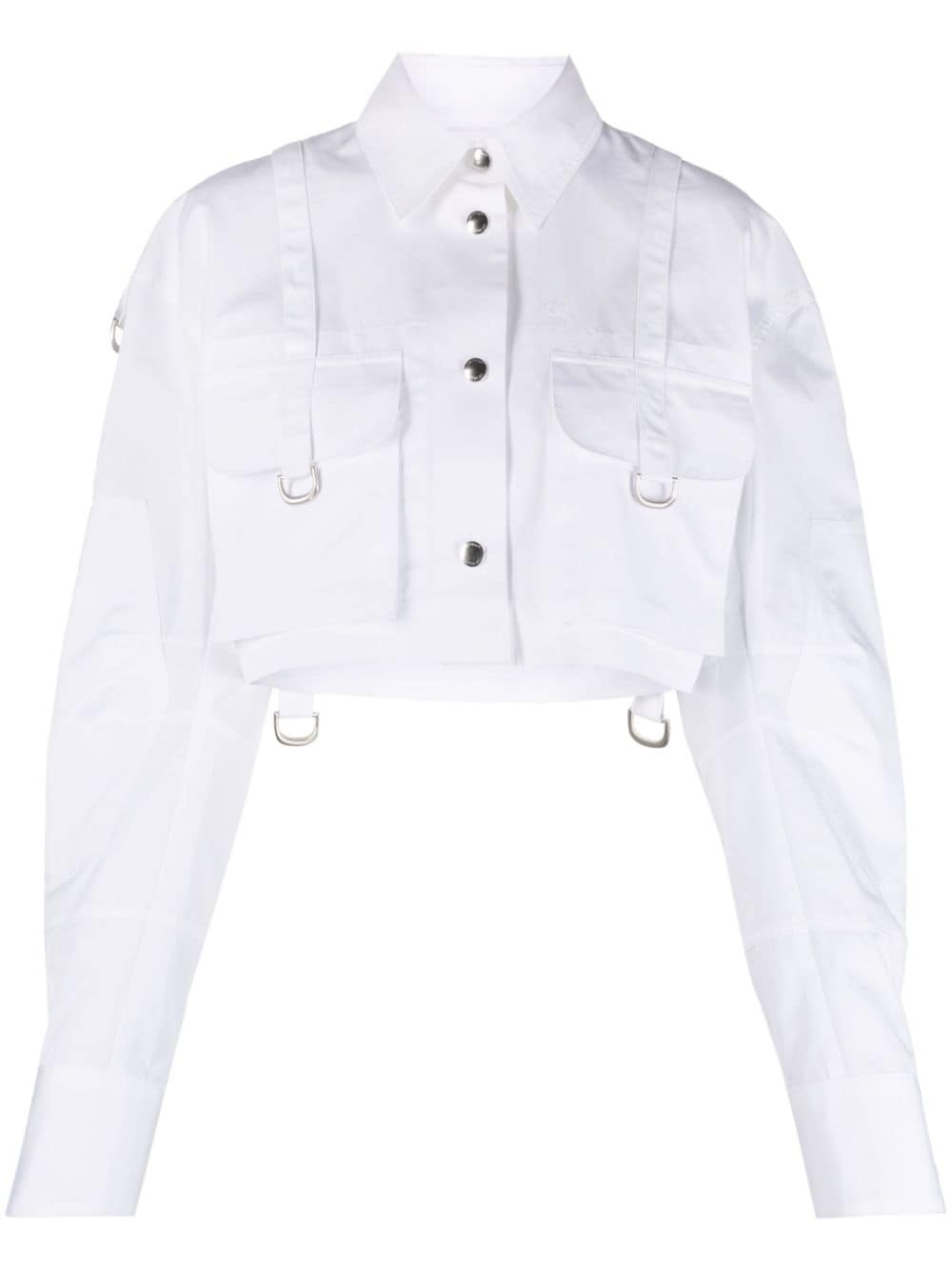 Co Cargo cropped cotton shirt - 1