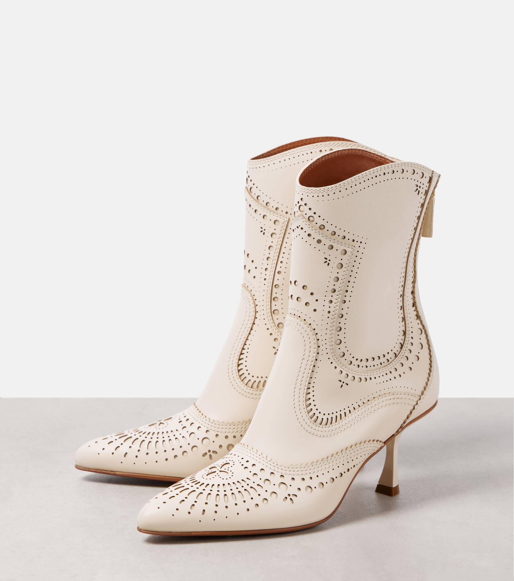 Eliot 65 leather ankle boots - 4