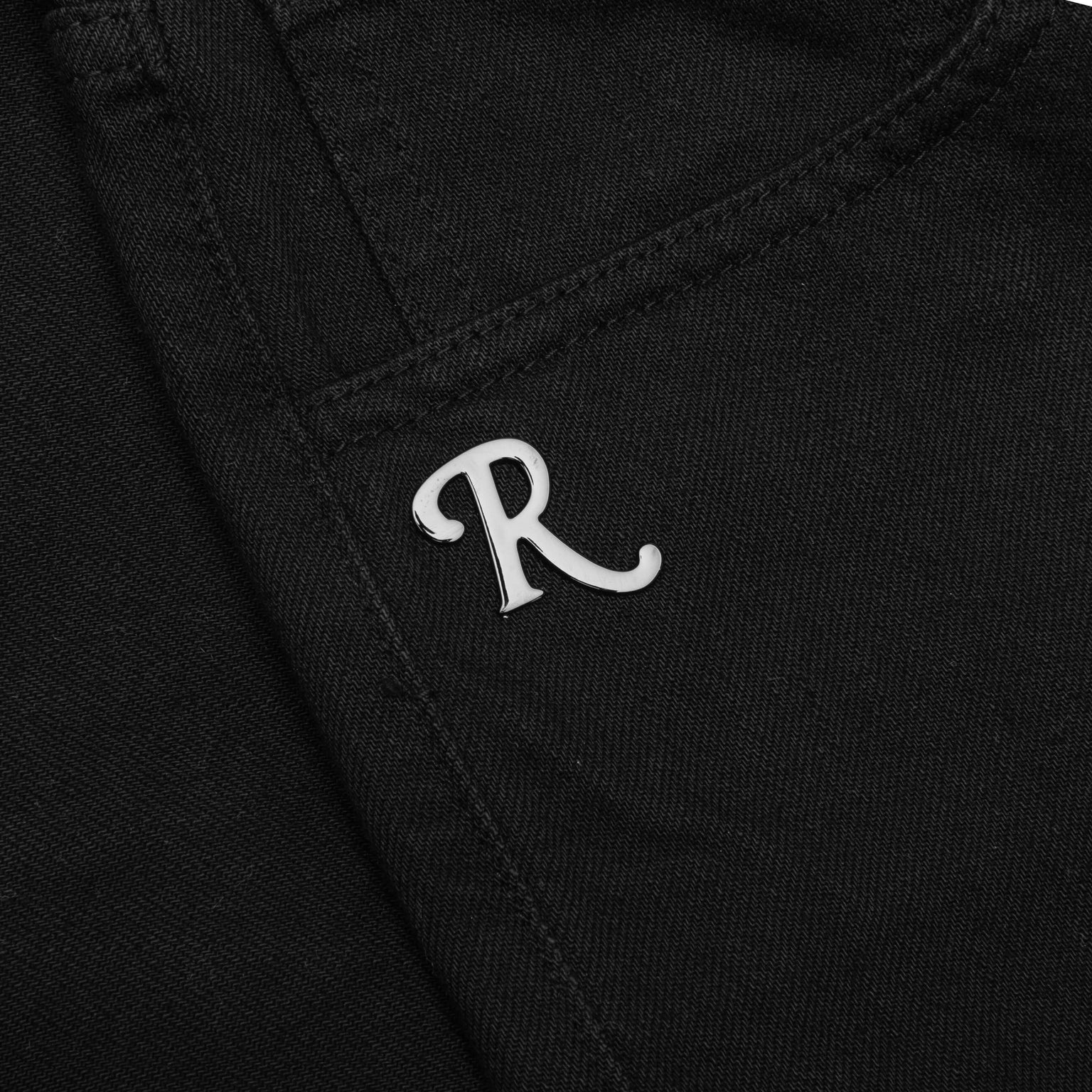 SLIM FIT DENIM PANTS - BLACK - 3