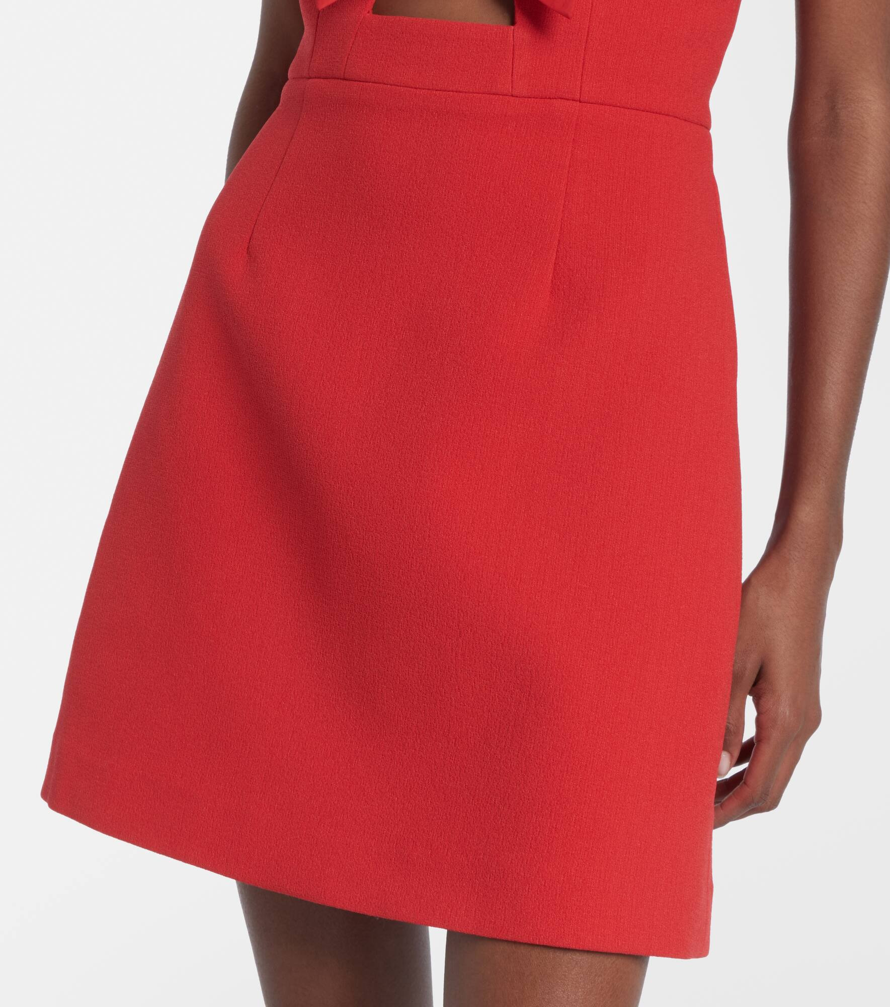 Kaylee bow-detail minidress - 5
